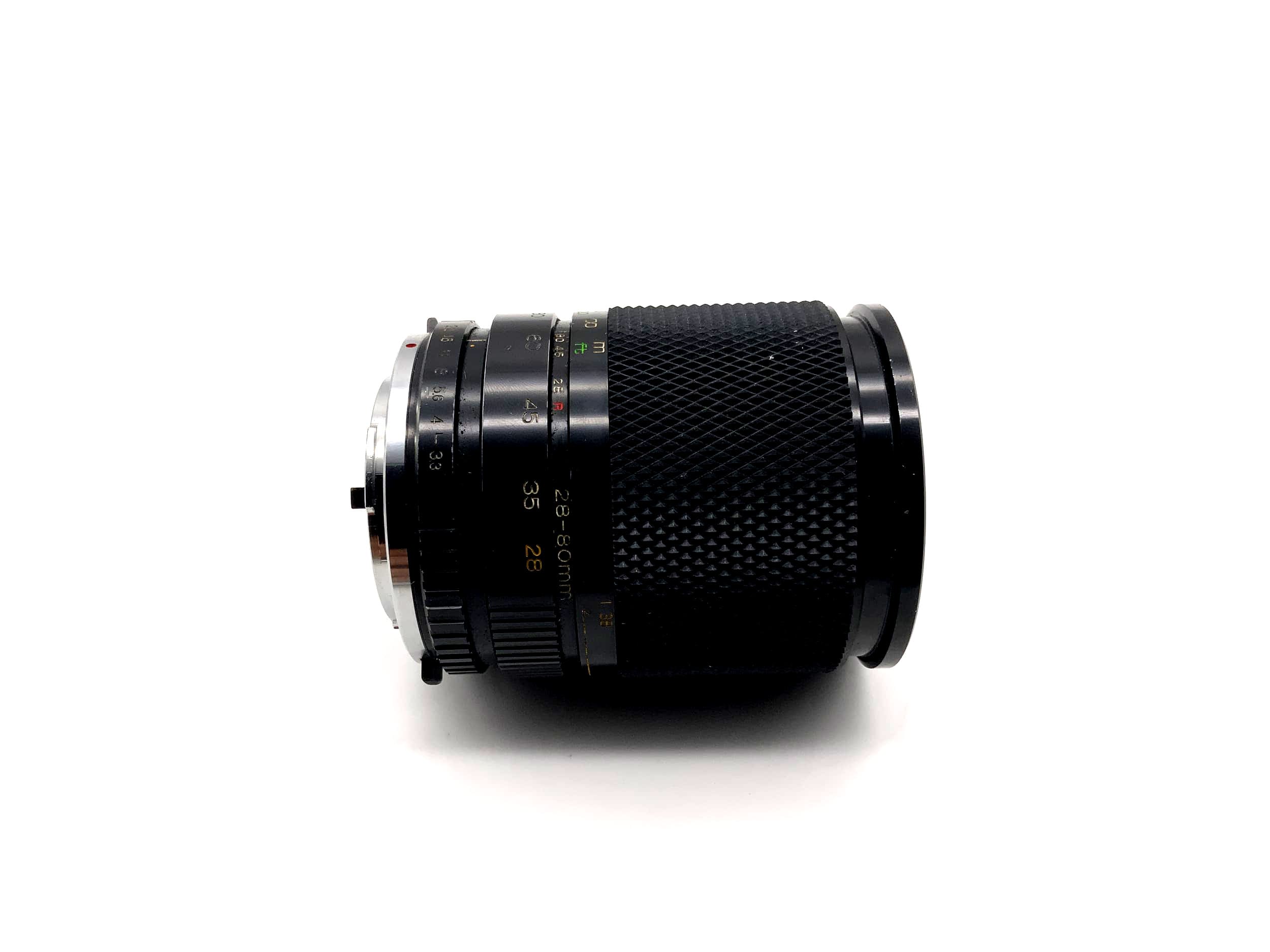 Objectif Soligor 1:3.3-4.5 28-80mm C/D Zoom+Macro MC pour appareil photo (Olympus OM)