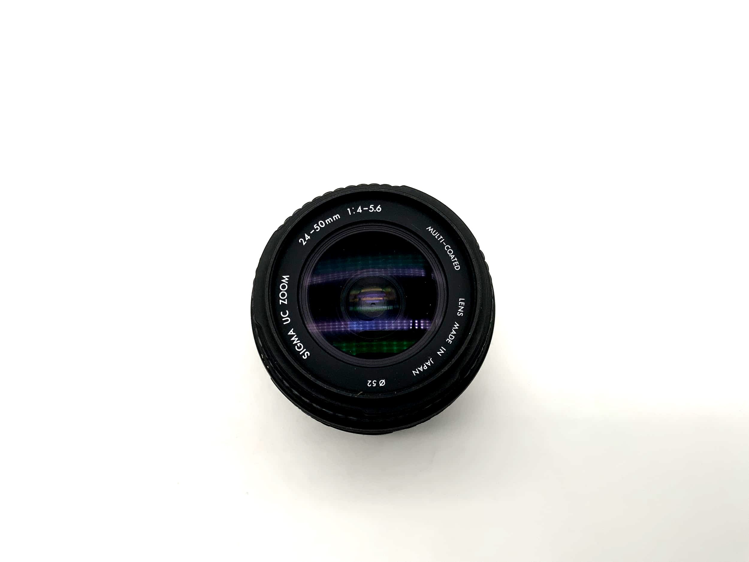 Objectif Sigma 24-50mm 1:4-5.6 UC Zoom multicouches (Nikon AF)