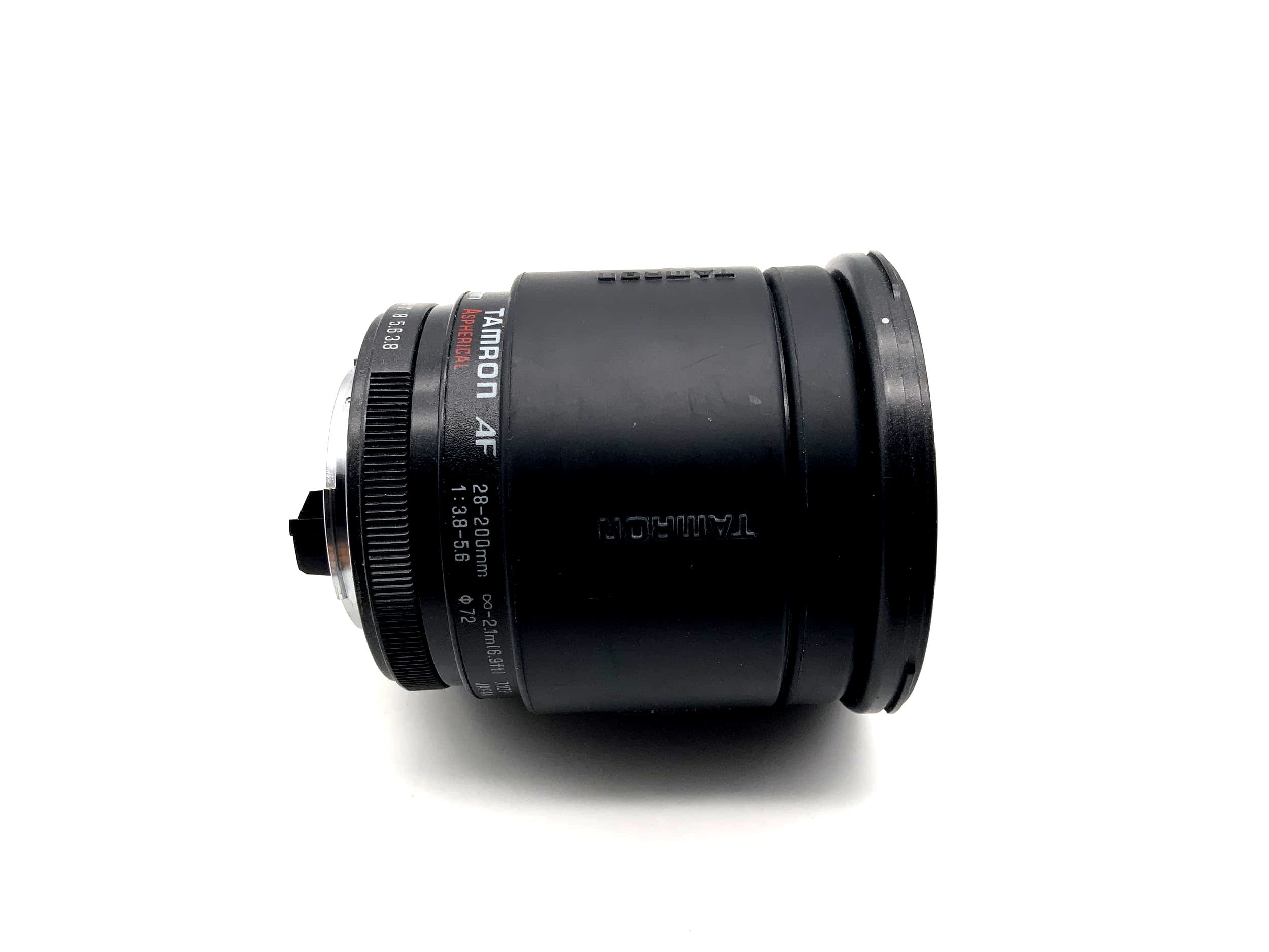 Objectif asphérique Tamron 28-200 mm 1:3.8-5.6 pour appareil photo Pentax K AF