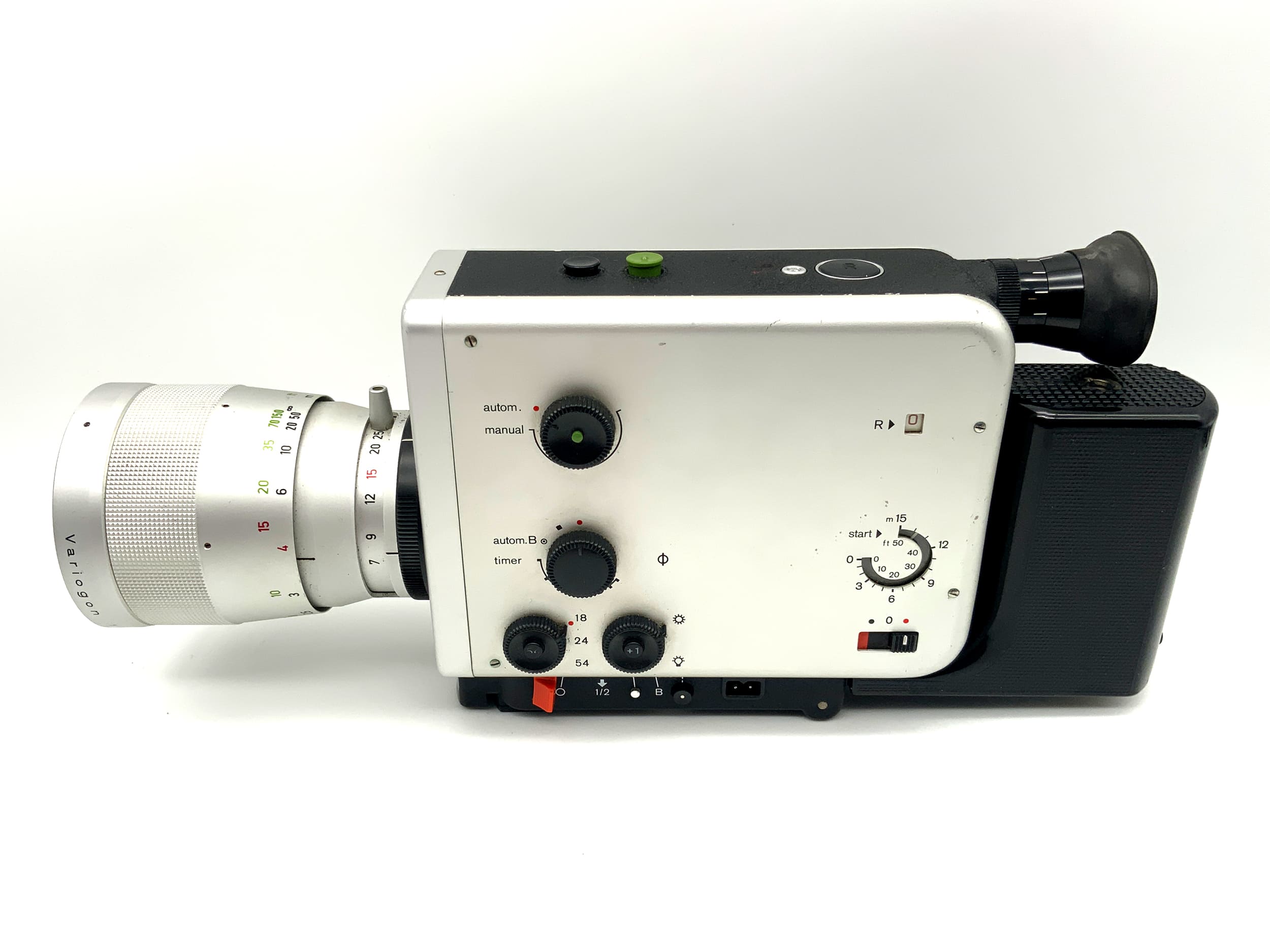 Caméra argentique Braun Nizo 801 avec objectif Variogon 1:1.8/7-80 mm Super 8