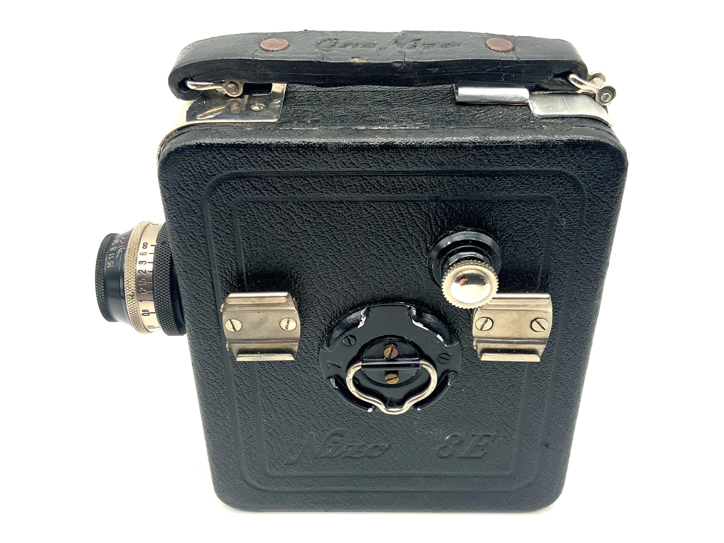 Appareil photo argentique Braun Cine Nizo 8E avec film Biotar 1:1,5 f=1,25 cm double 8 mm