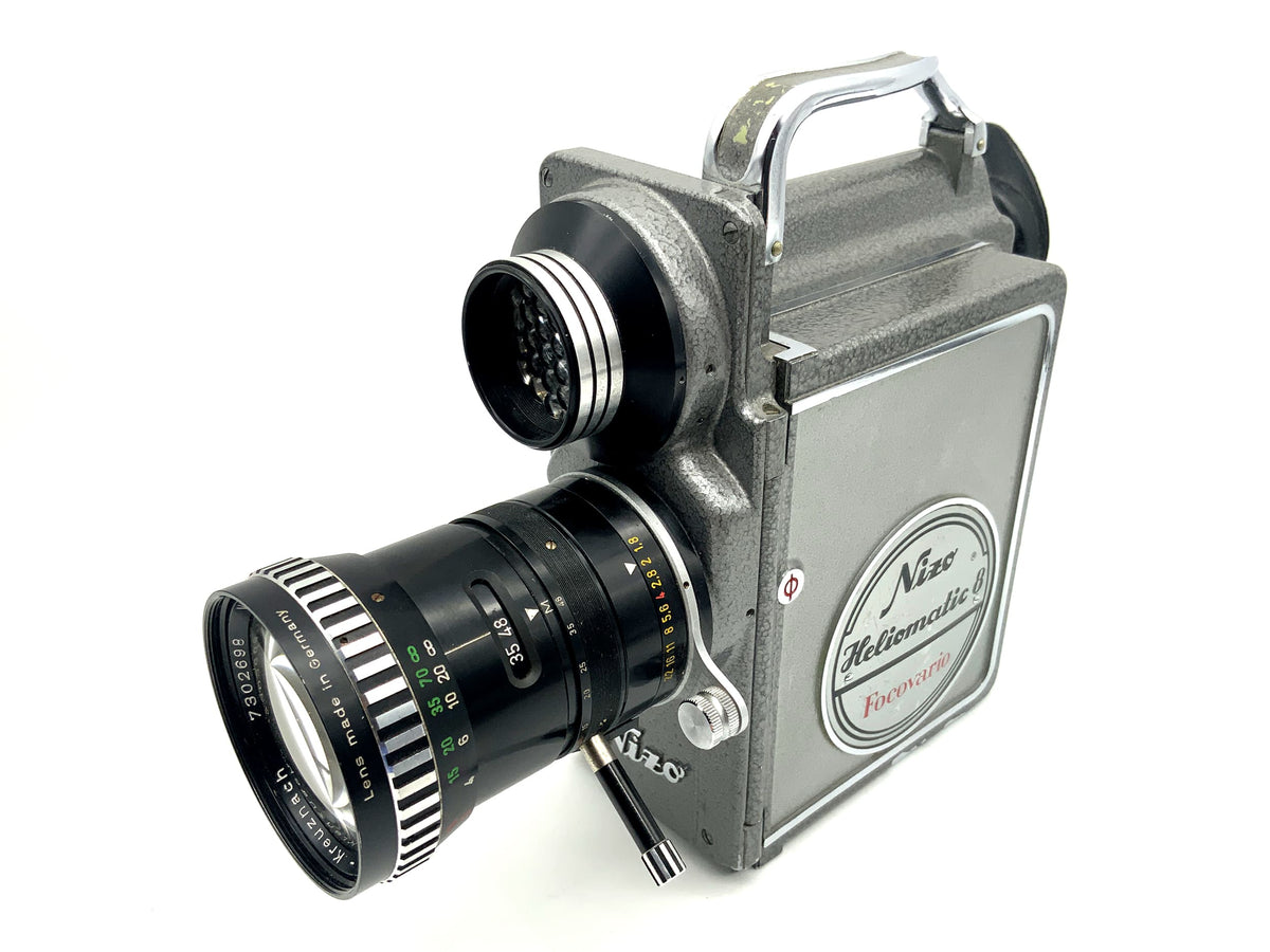 Appareil photo argentique Braun Heliomatic 8 Focovario avec objectif double 8 mm Variogon 1:1.8/8-48 mm