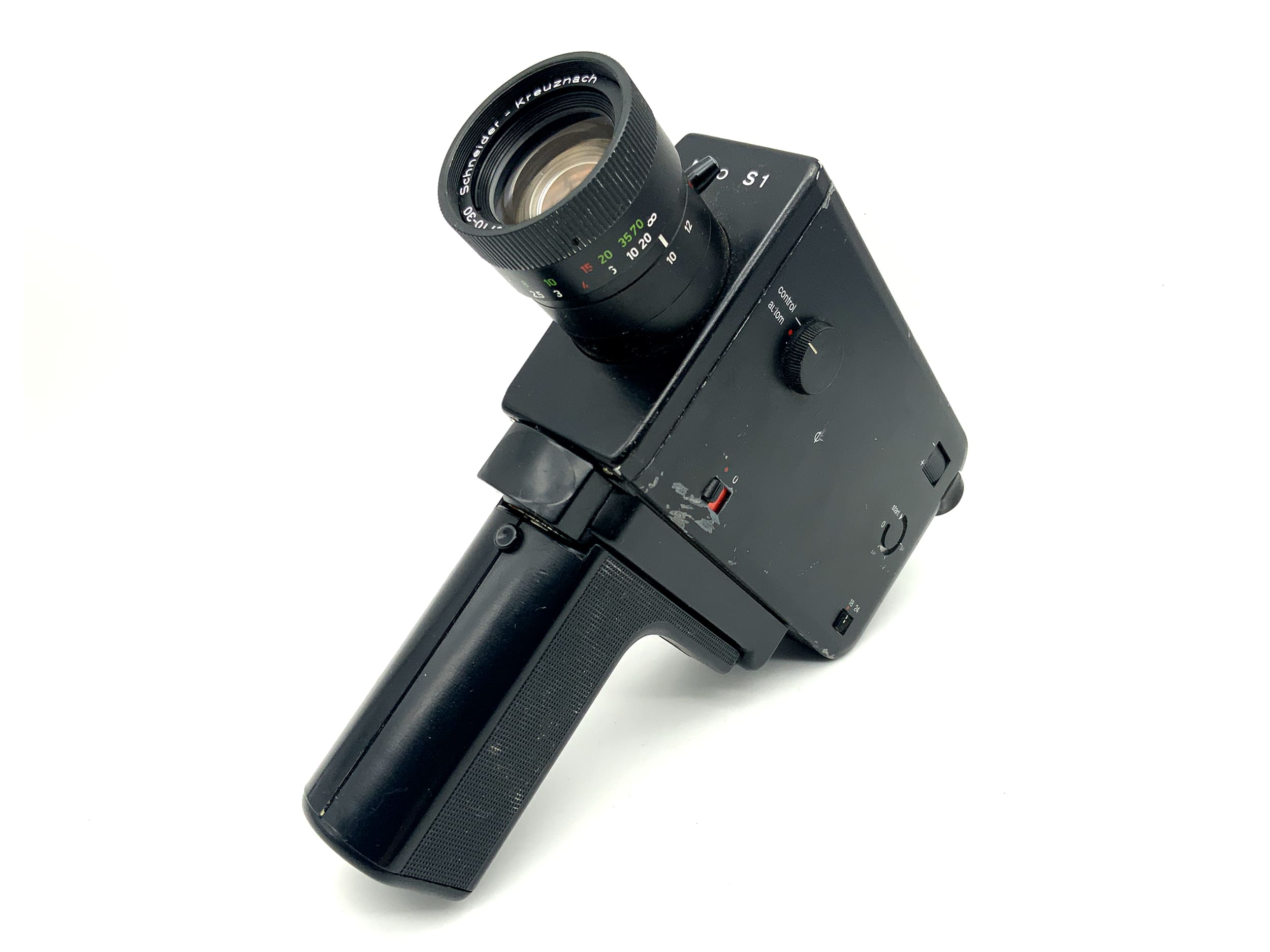 Caméra argentique Braun Nizo S1 avec objectif Variogon 1:1.8/10-30 mm Super 8