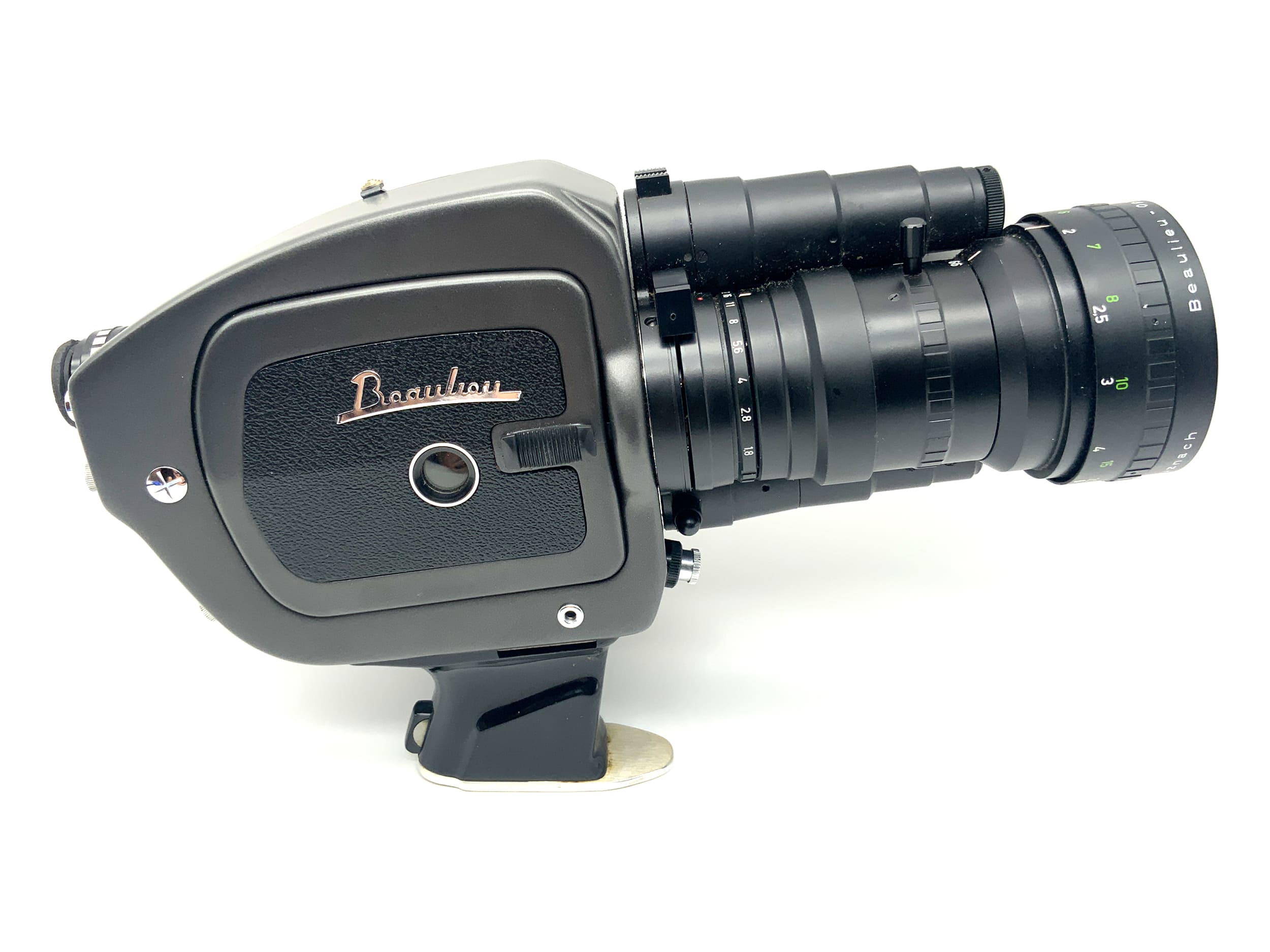 Caméra Beaulieu 4008 ZM II avec Optivaron 1.8/6-66 Super 8 !NON TESTÉE !