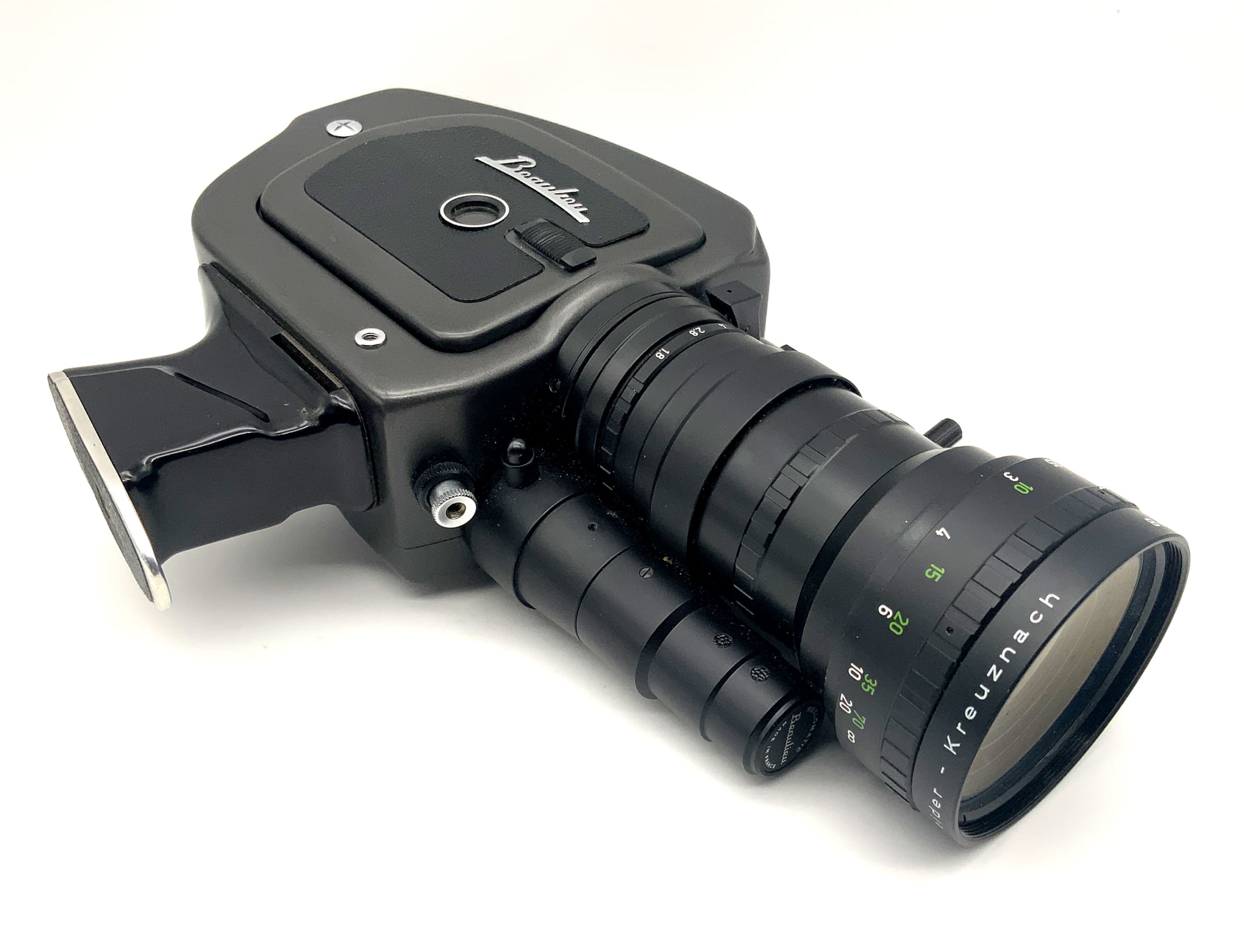 Caméra Beaulieu 4008 ZM II avec Optivaron 1.8/6-66 Super 8 !NON TESTÉE !