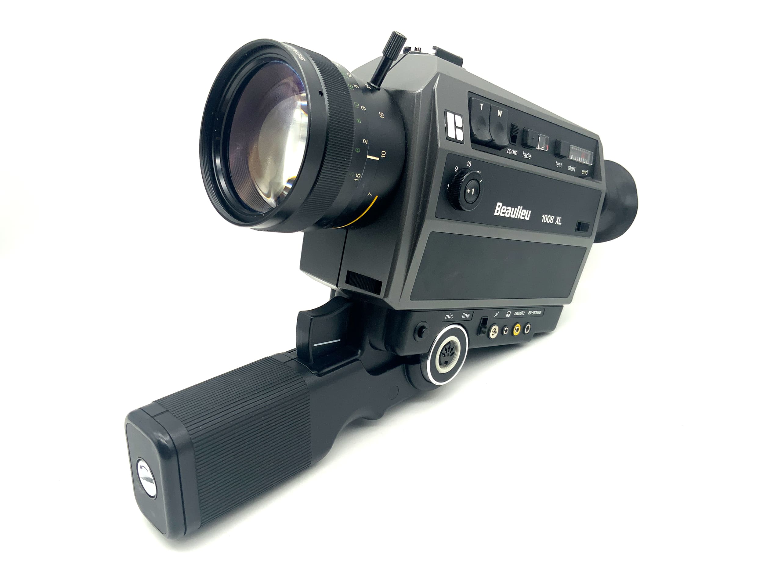 Caméra argentique Beaulieu 1008 XL avec zoom macro 1:1,2/7-45 Super 8 et sac