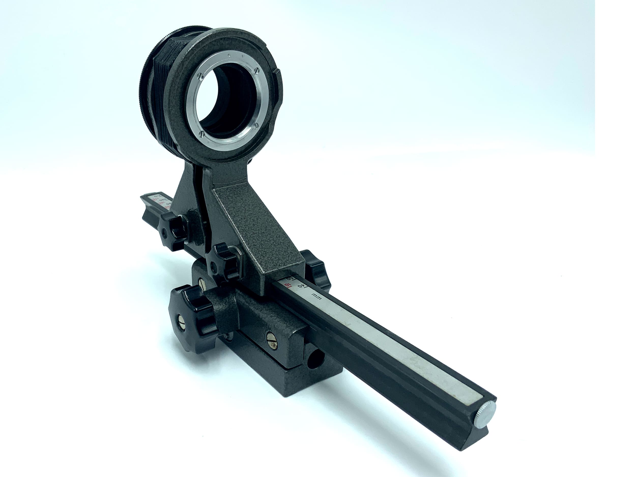 Pentacon Balgengerät Grau + 210mm Einstellschlitten Macro Nahaufnahmen (M42)
