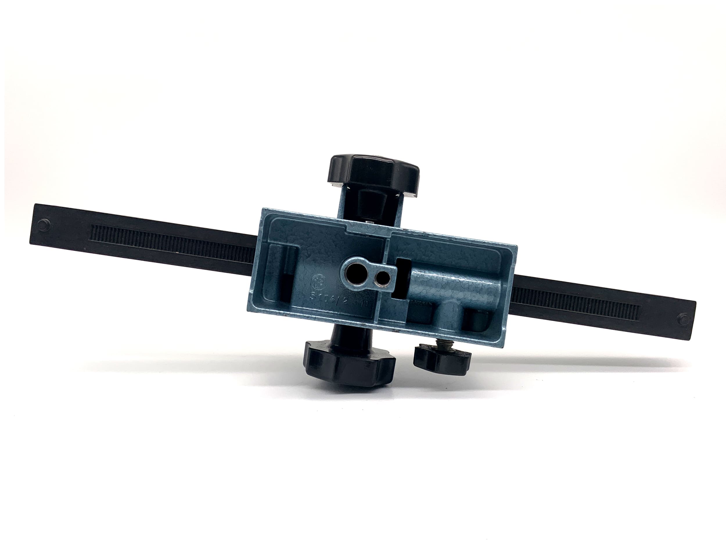 Pentacon Einstellschlitten Blau focusing Rack fü großes Balgengerät