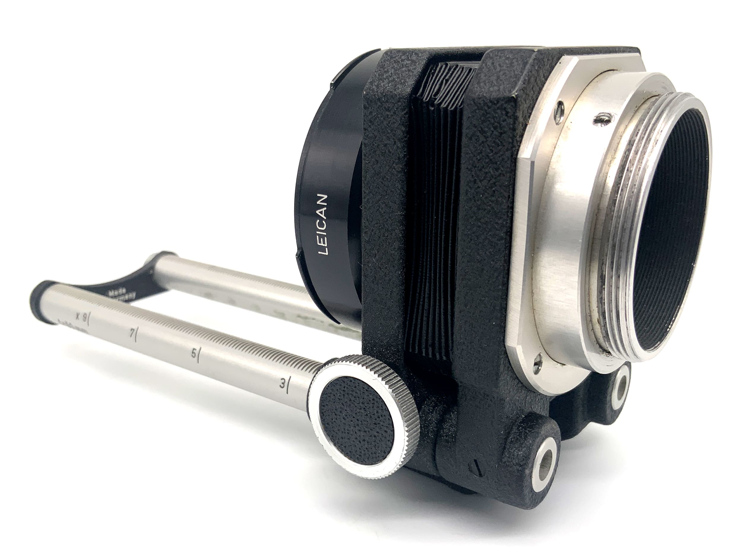 Novoflex Ebal-S Balgengerät Schwarz Bellows Makrobalgen (Canon FD->M42)