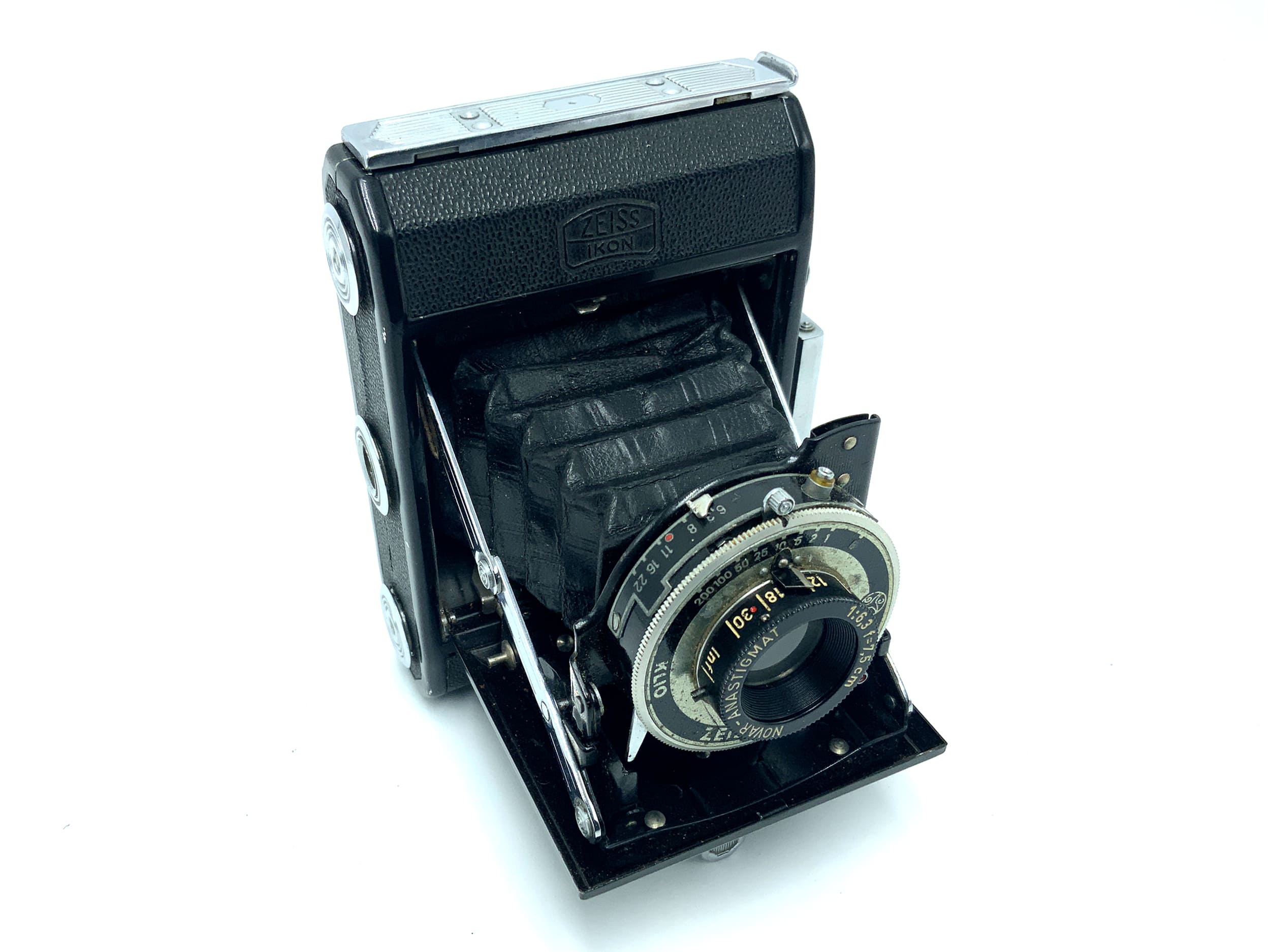 Zeiss Ikon Ikonta 521 Klappkamera mit Novar-Anastigmat 7,5cm 1:6,3 Analogkamera