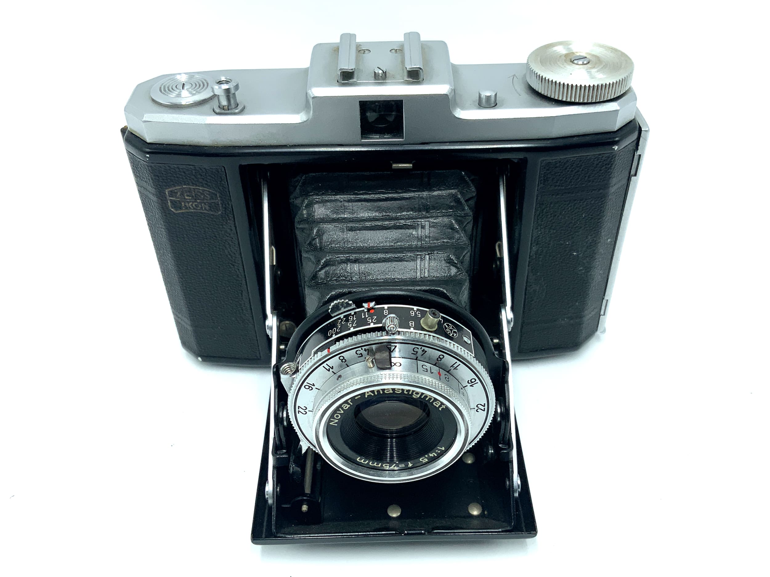 Zeiss Ikon Nettar 518/16 Klappkamera mit Novar Anastigmat 1:4,5 75mm Vario