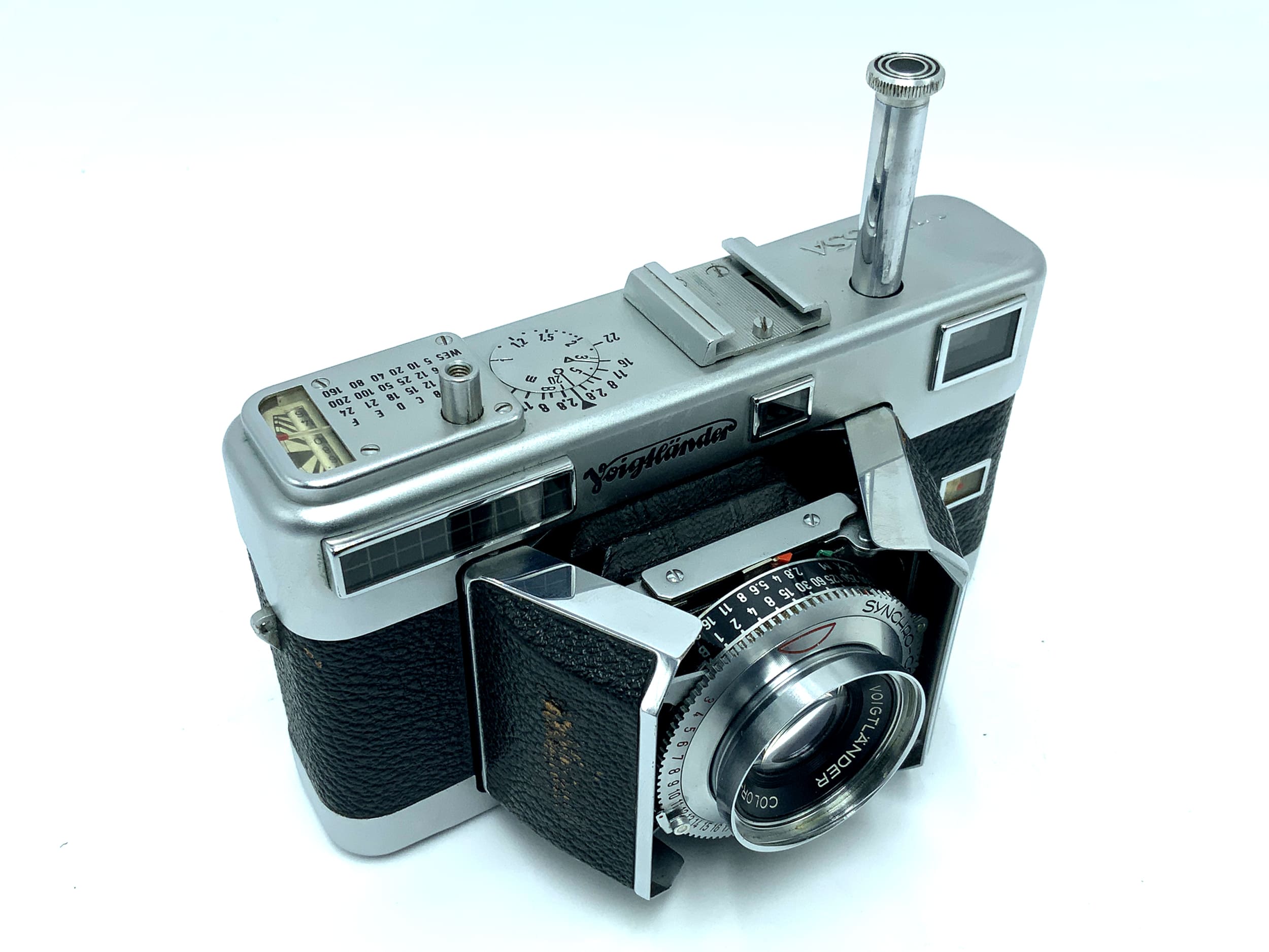 Voigtländer Vitessa Klappkamera mit Color-Skopar 50mm 1:2.8 Analogkamera