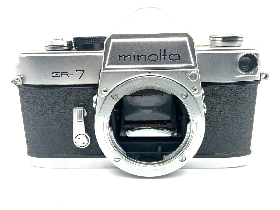 Minolta SR-7 SLR 35mm Spiegelreflexkamera analog Body Gehäuse (Minolta MD)