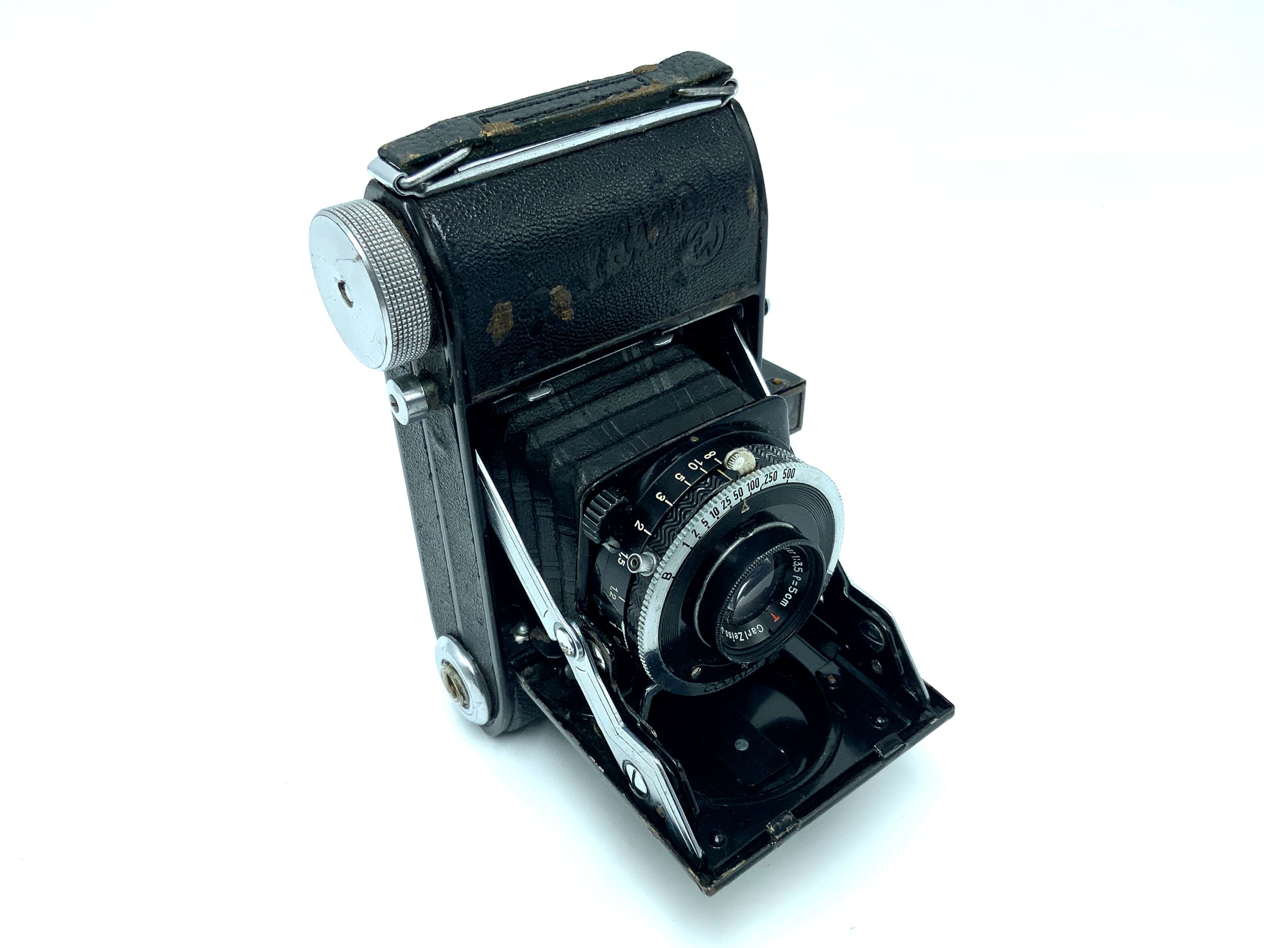 Balda Baldina Klappkamera mit Carl Zeiss Tessar 5cm 1:3.5 Analogkamera