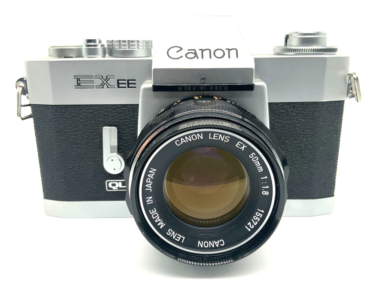 Canon EX EE QL SLR 35mm Spiegelreflexkamera analog Body Gehäuse (50mm 1:1.8)