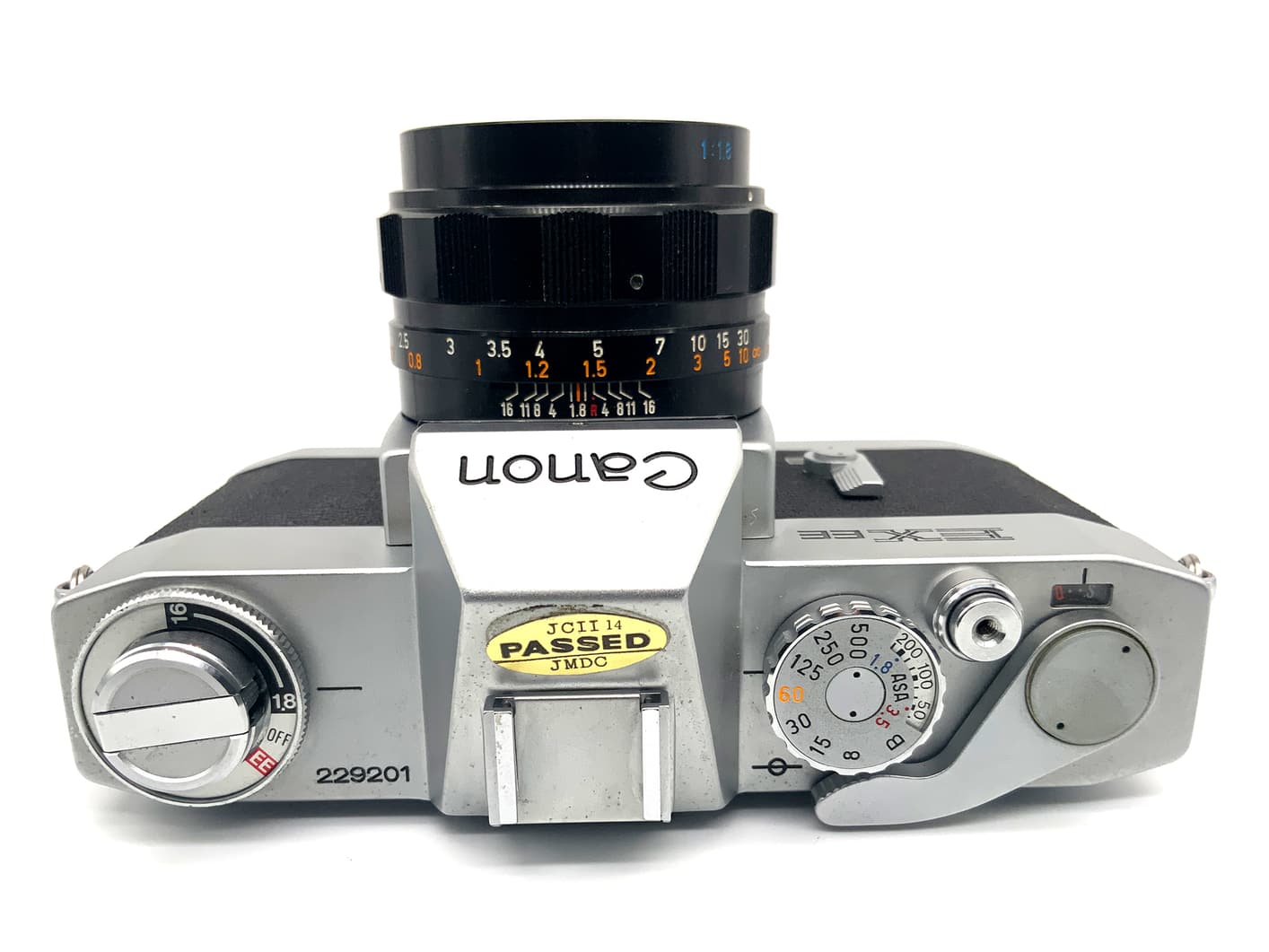 Canon EX EE QL SLR 35mm Spiegelreflexkamera analog Body Gehäuse (50mm 1:1.8)