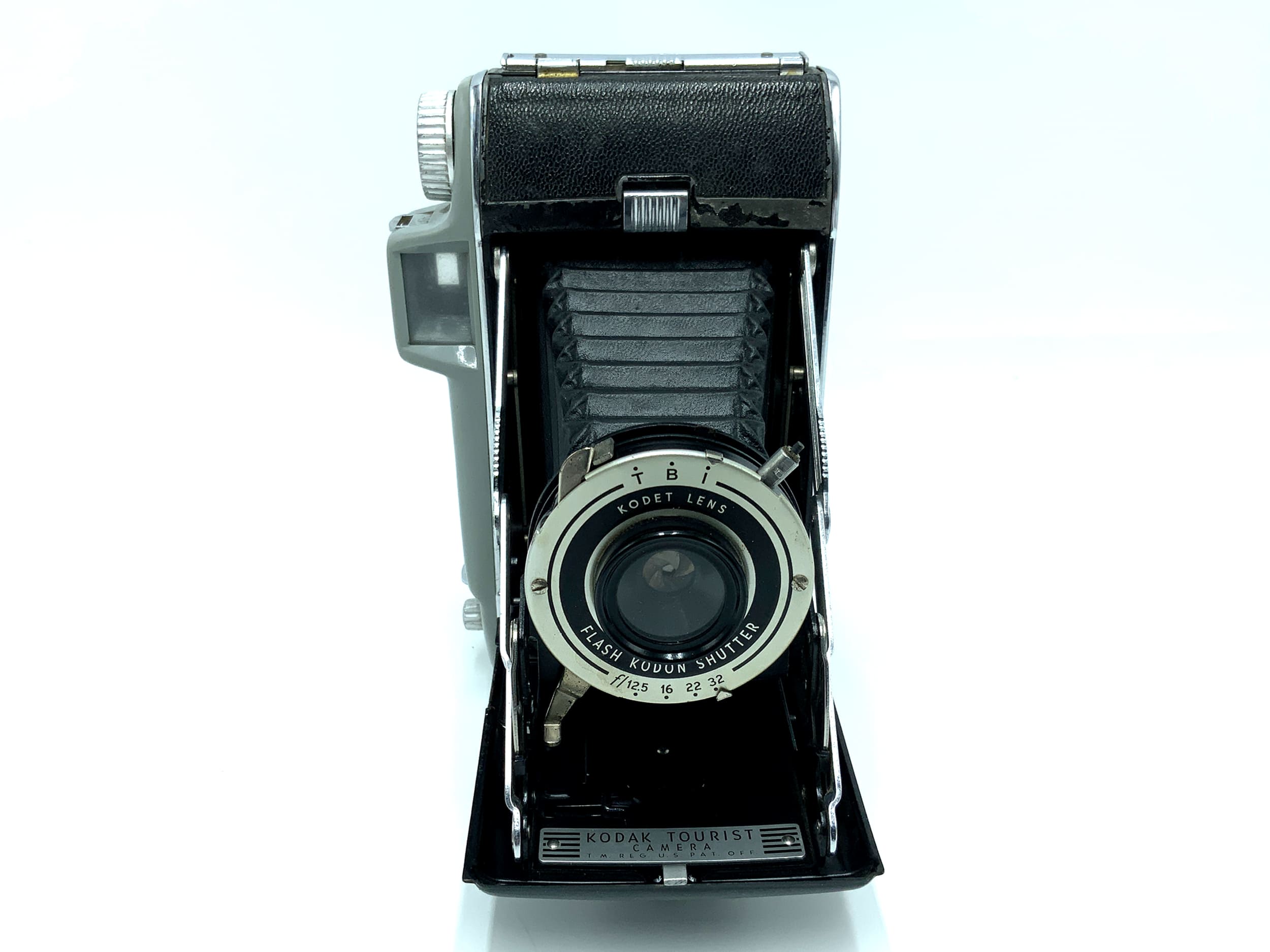 Kodak Flash Kodon Shutter Klappkamera mit Kodet lens Analogkamera