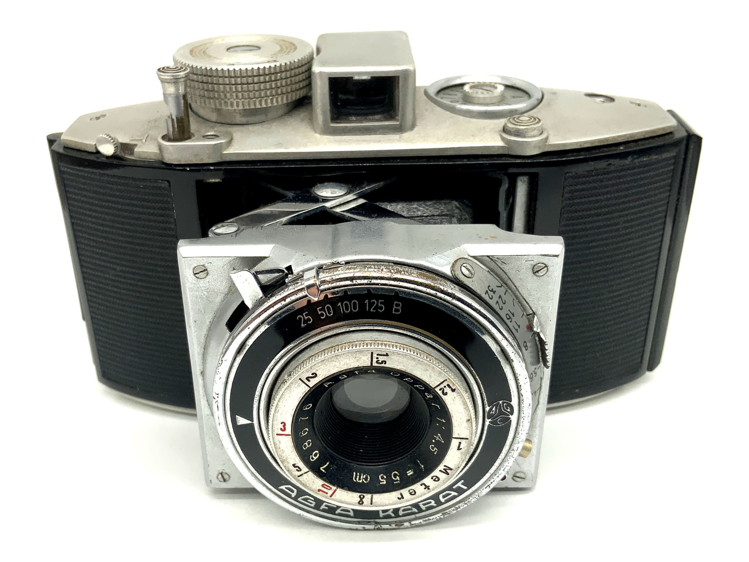 Agfa Karat Klappkamera mit Oppar 1:4.5 5,5cm Analogkamera