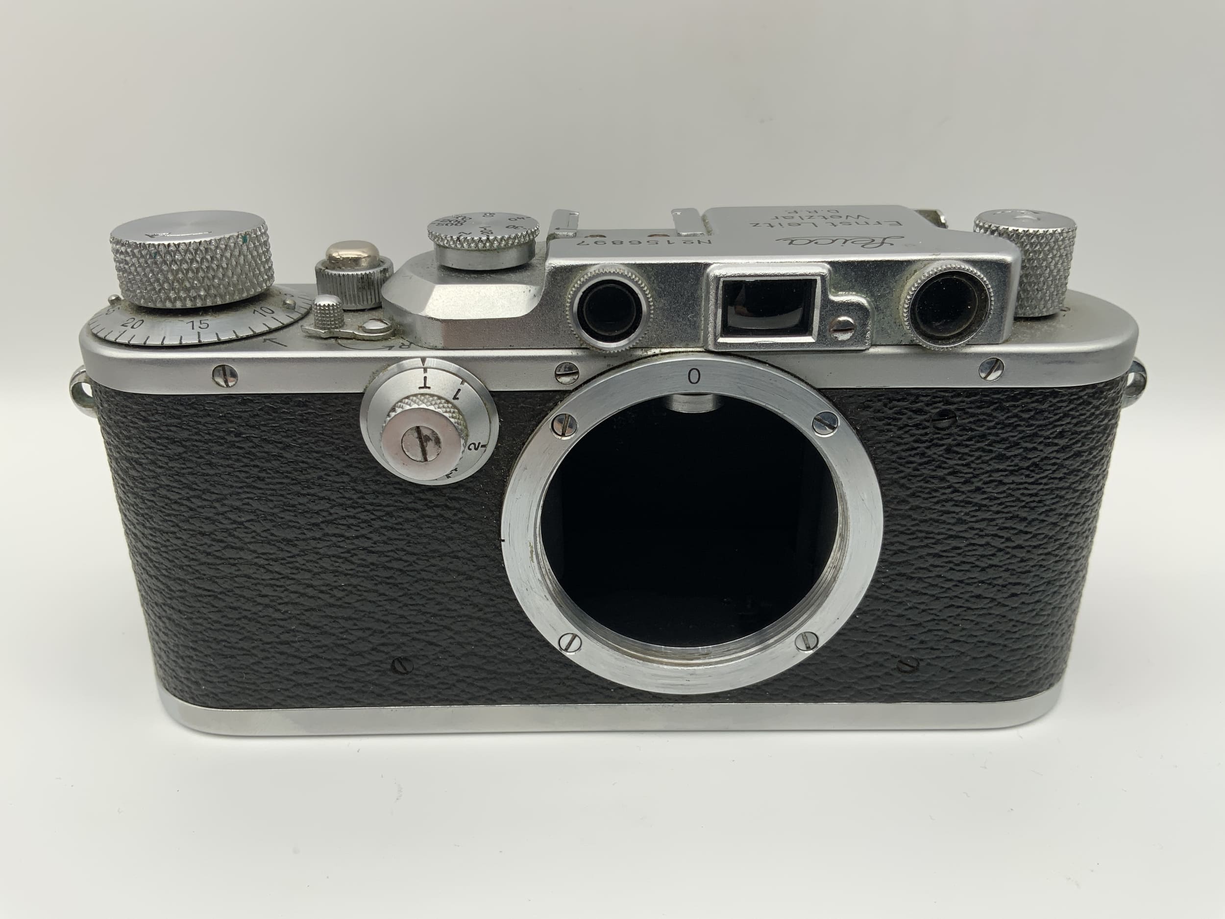 Leitz Leica III 1935 viewfinder camera with Summar 5cm 1:2 50mm Leica 3 No. 156897