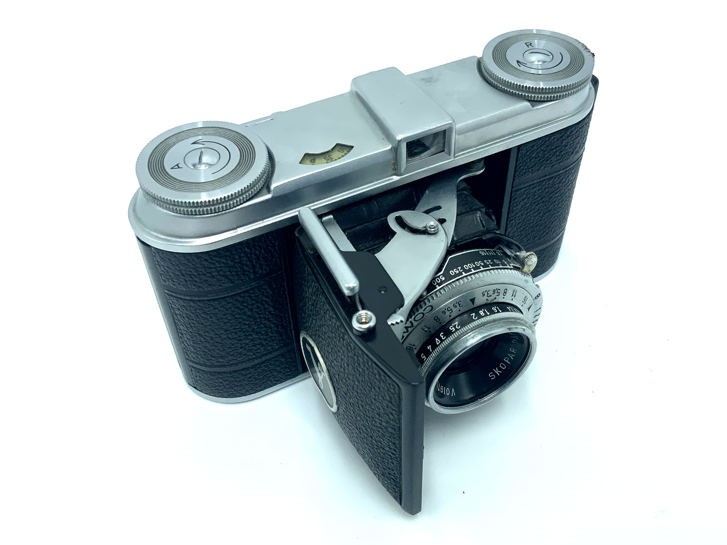Voigtländer Vito Klappkamera mit Skopar 5cm 1:3.5 Analogkamera