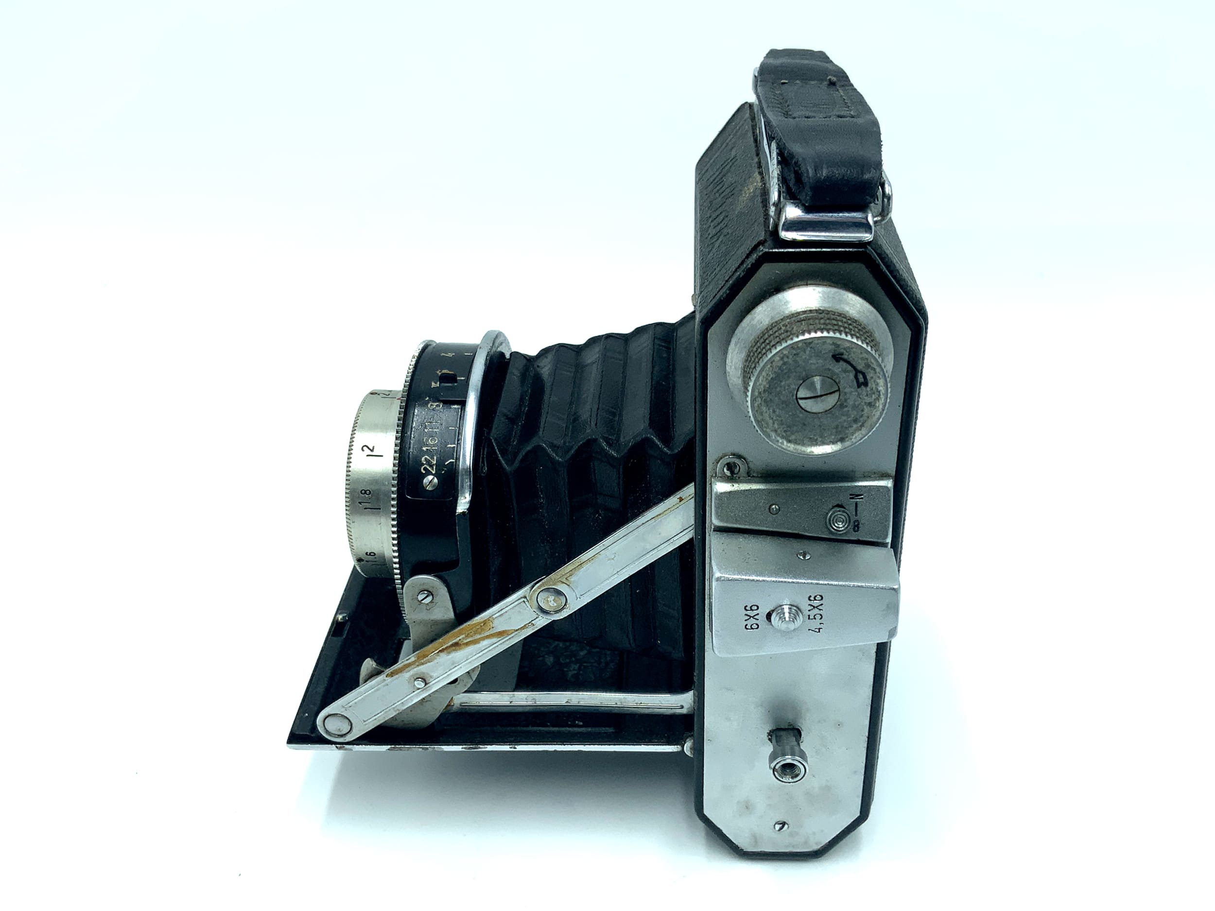 Welta Weltax Klappkamera mit Meyer-Optik Trioplan 75mm 1:2.9 Analogkamera