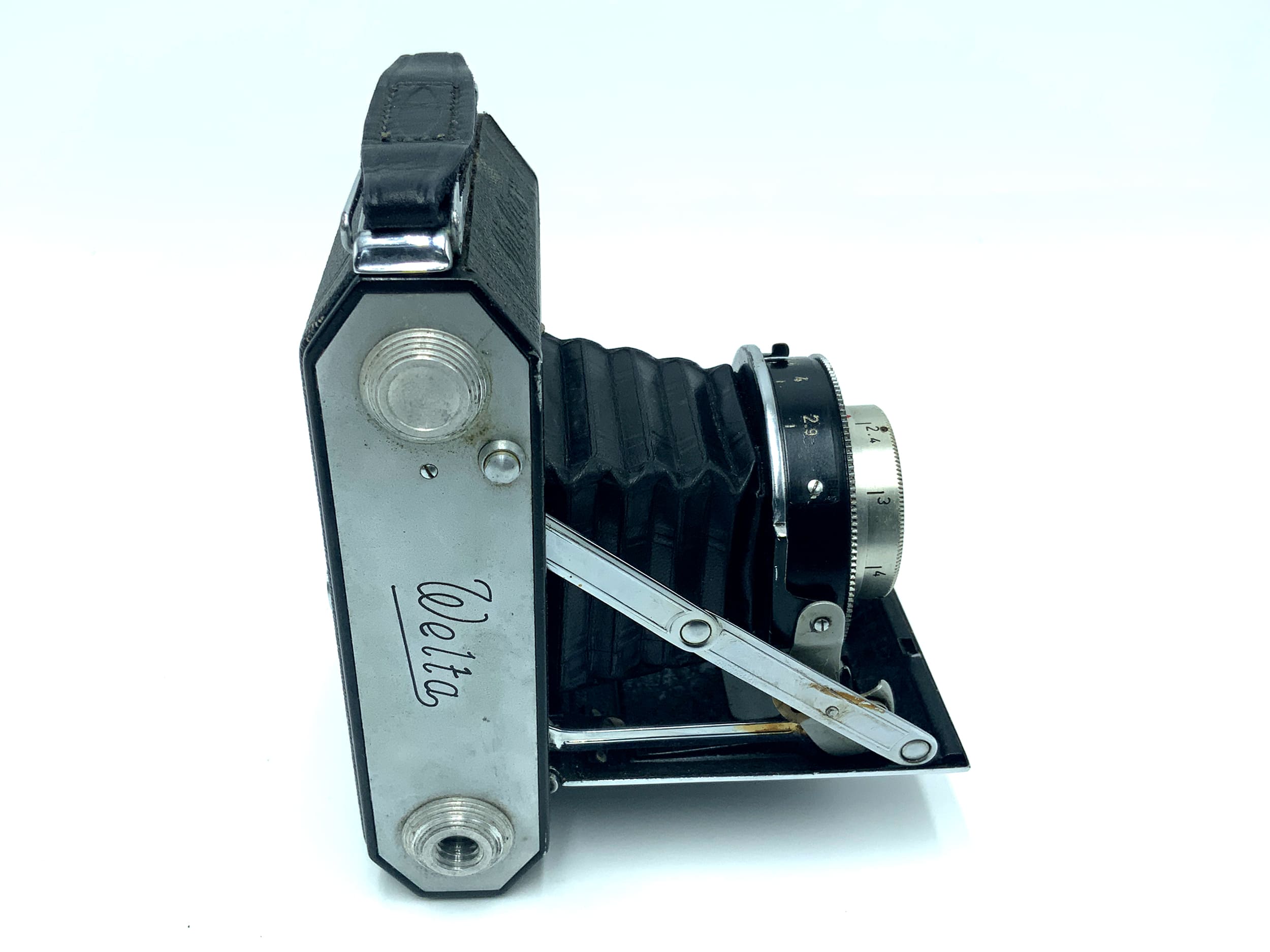 Welta Weltax Klappkamera mit Meyer-Optik Trioplan 75mm 1:2.9 Analogkamera