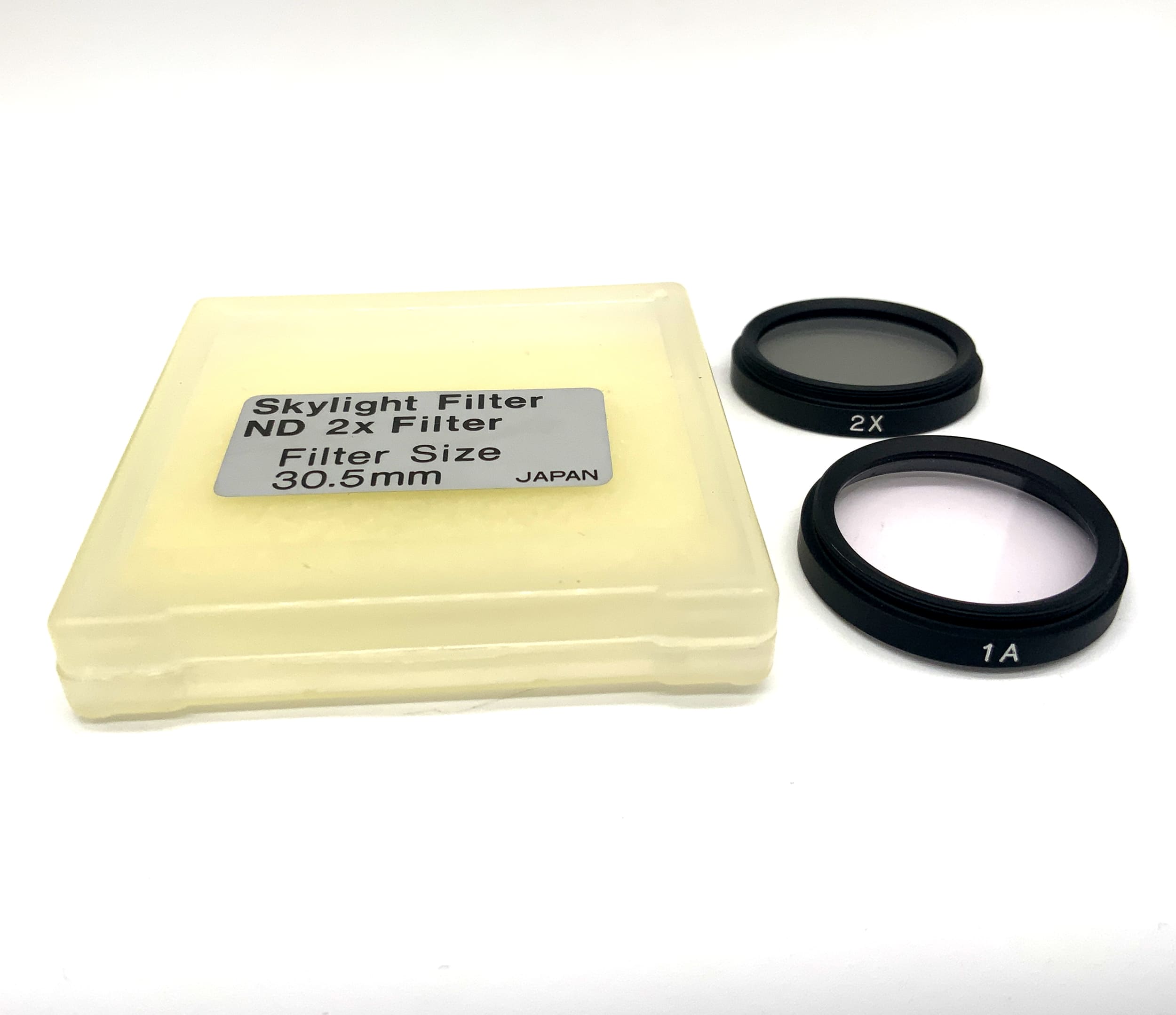 Filterset Skylight 1A & Graufilter ND 2x im Etui Filter 30,5mm