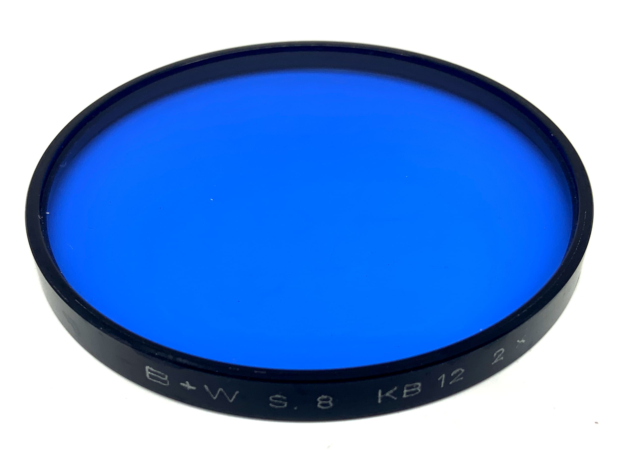 B+W Farbfilter S. 8 KB 12 2x blau blue Filter 62mm Kreisförmig Filtergewinde