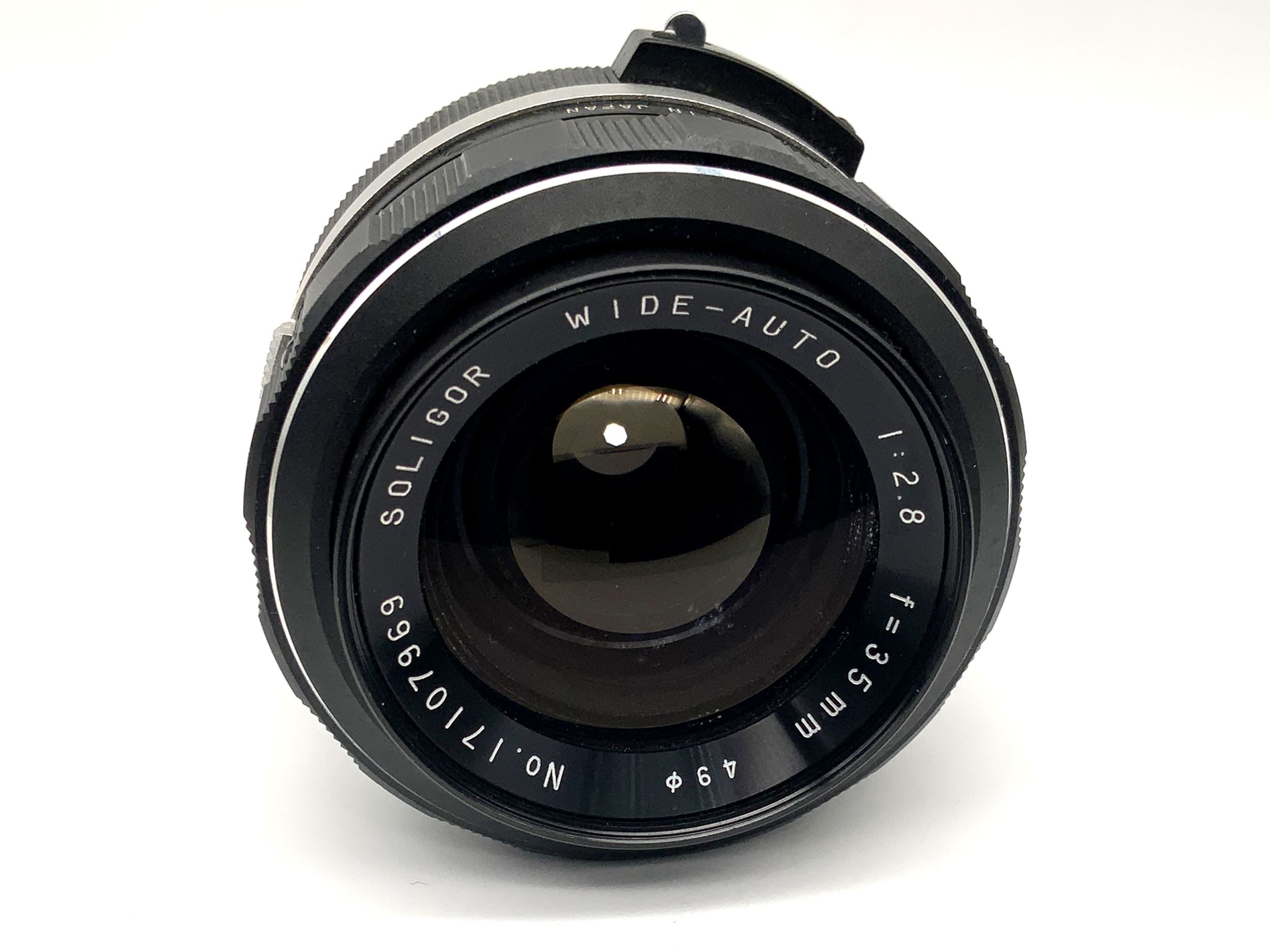 Objectif à focale fixe grand angle automatique Soligor 35 mm 1:2.8 (Konica AR)