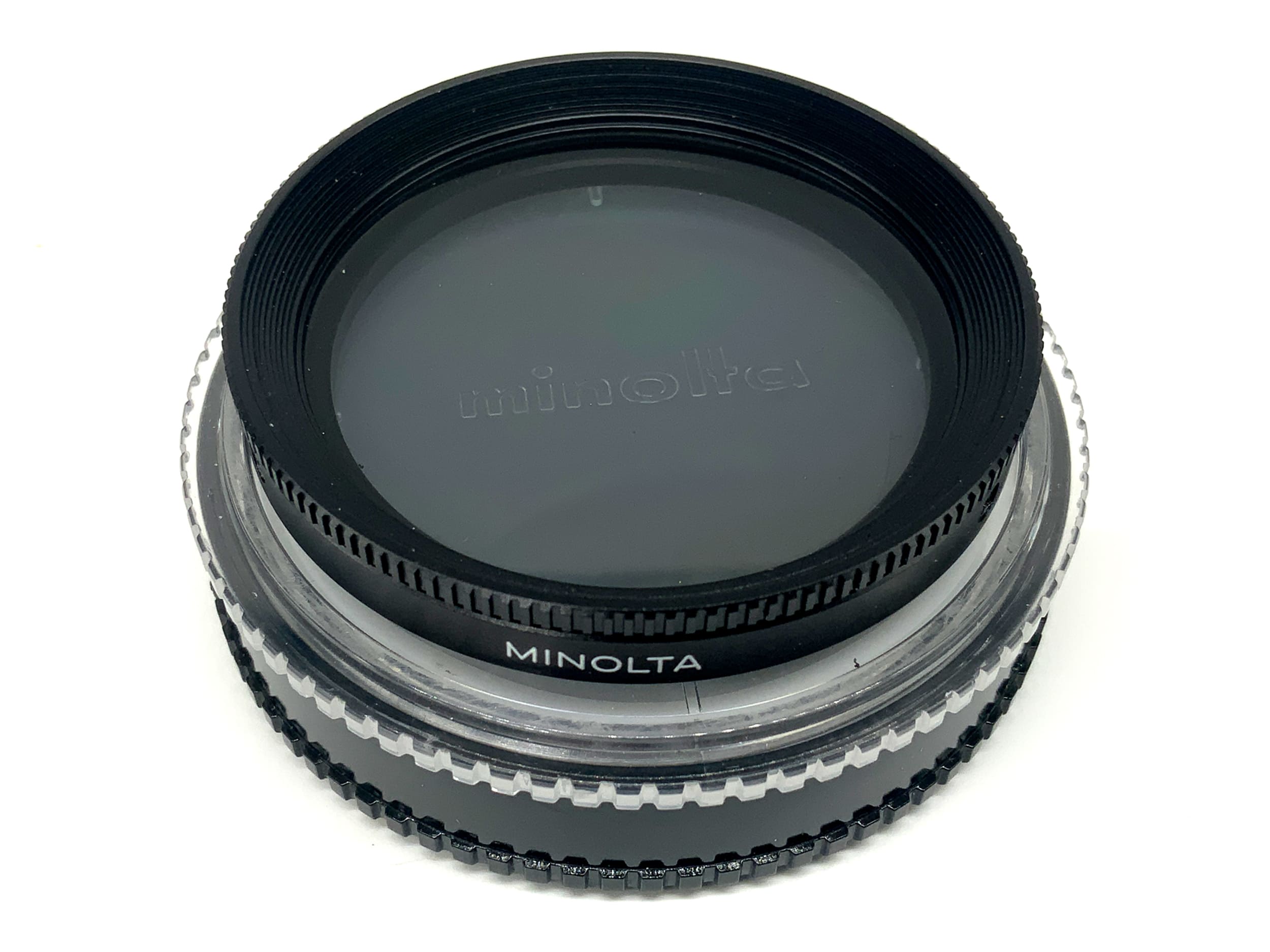 Minolta Polfilter Polarizing circular mit Etui Filter 49mm Filtergewinde