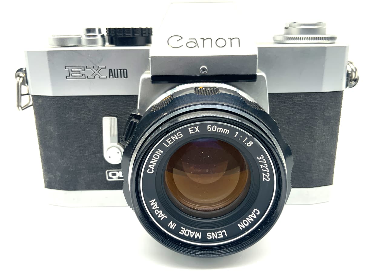 Canon EX Auto QL SLR 35mm SLR analog Body (Lens EX 50mm 1:1.8)