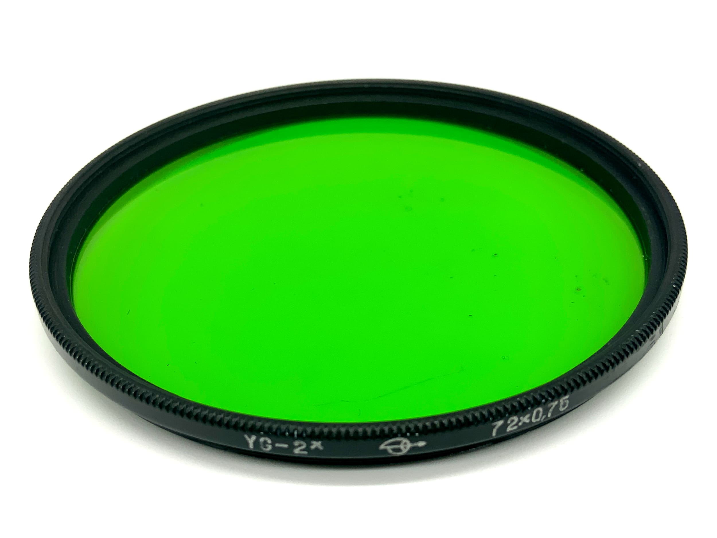 Slimline Farbfilter YG-2x gelb grün yellow green Filter 72mm Filtergewinde