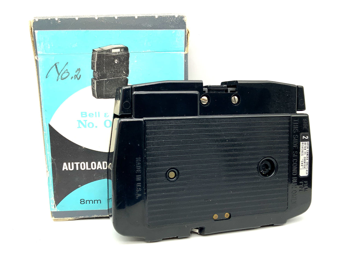 Cartouche de chargeur automatique Bell &amp; Howell n° 012100 pour appareil photo argentique 8 mm