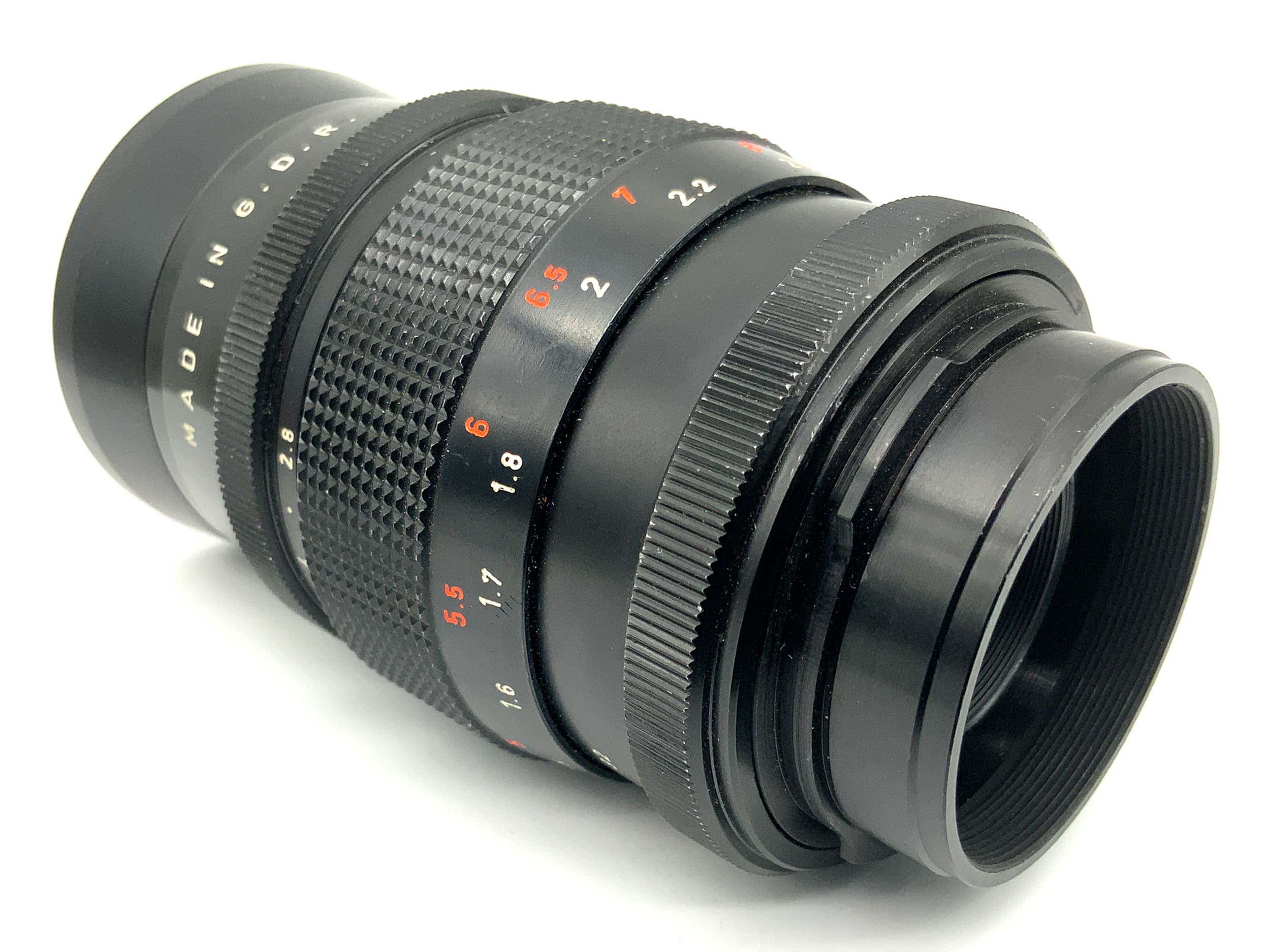 Objectif Pentacon 135 mm 1:2,8 Bokeh 15 lames alias Meyer Optik Orestor (Praktina)