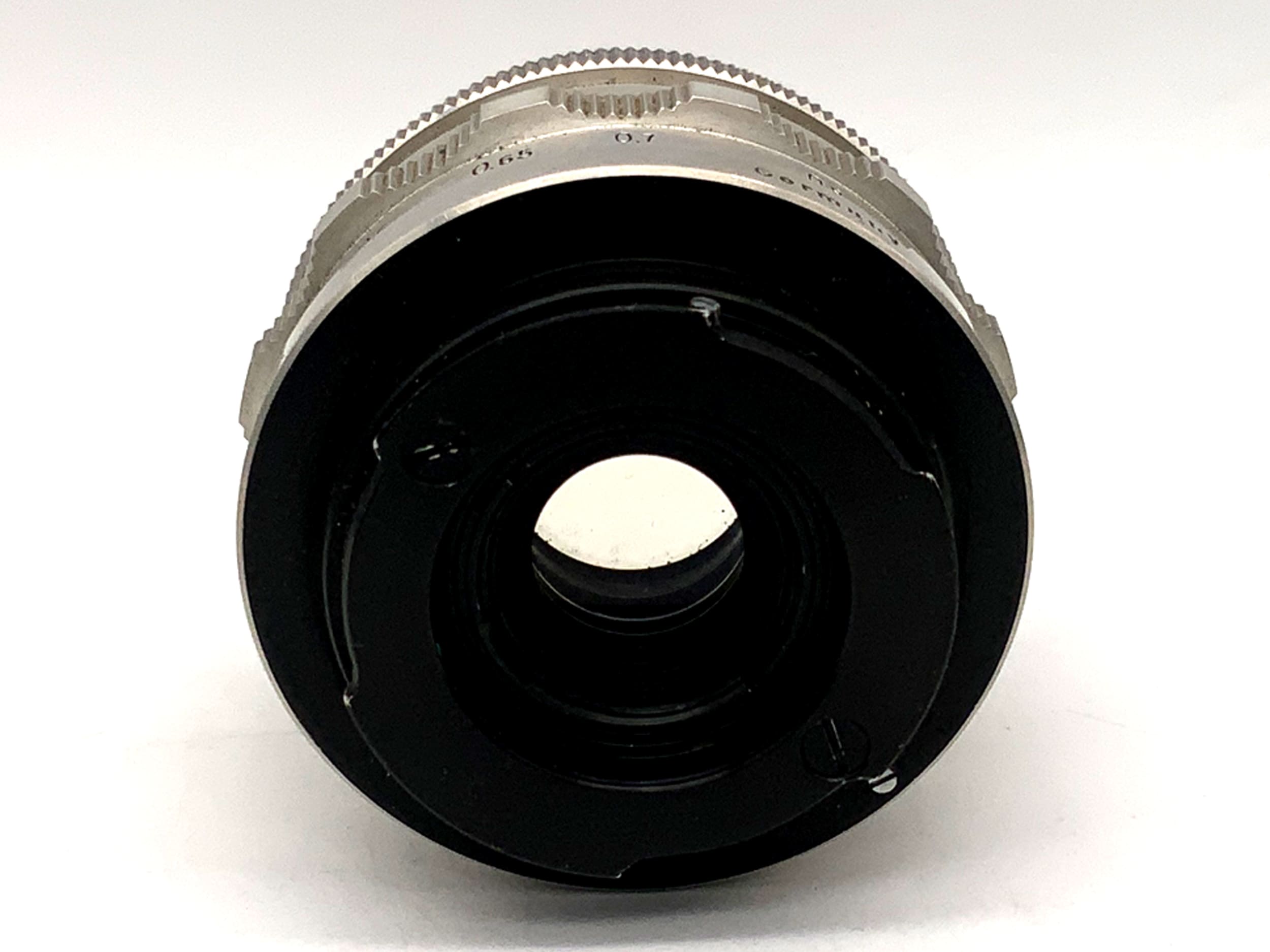 Carl Zeiss Jena 50mm 1:3.5 lens Tessar red T 12 Blades prime lens (Exa)