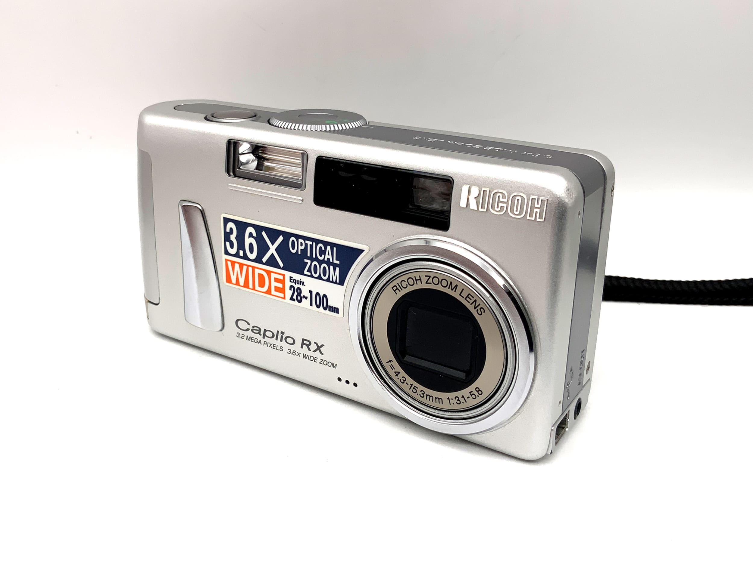 Appareil photo numérique compact Ricoh Caplio RX avec objectif zoom f=4,3-15,3 mm 1:3,1-5,8