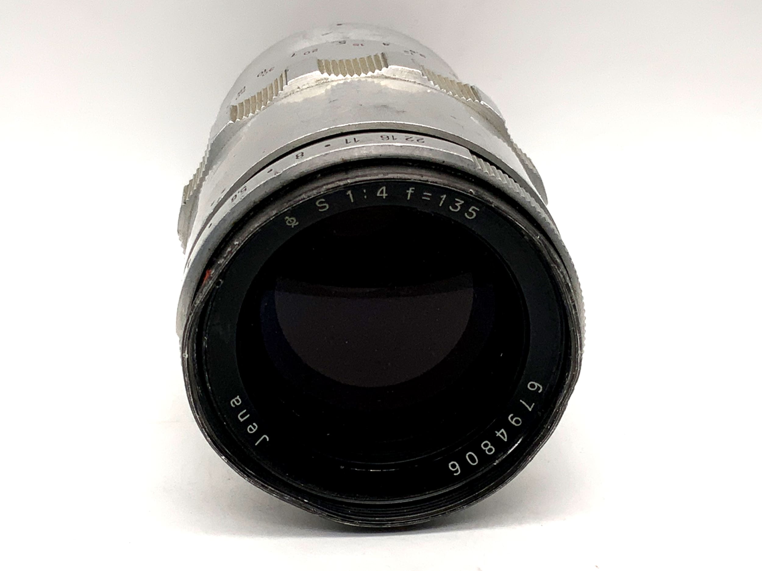 Objectif Carl Zeiss 135 mm 1:4 Q1 Sonnar de Jena (Exa)