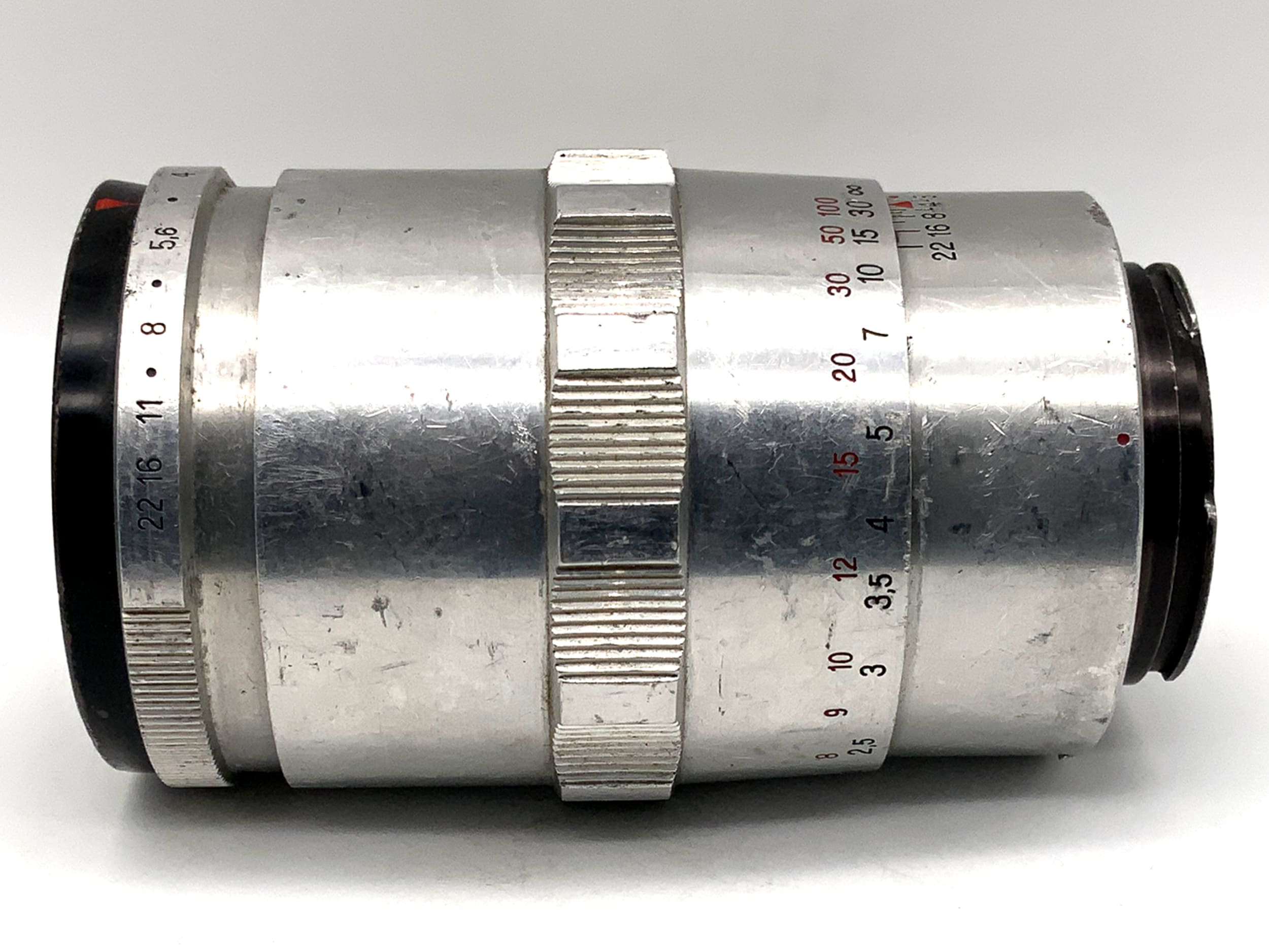 Objectif Carl Zeiss 135 mm 1:4 Q1 Sonnar de Jena (Exa)