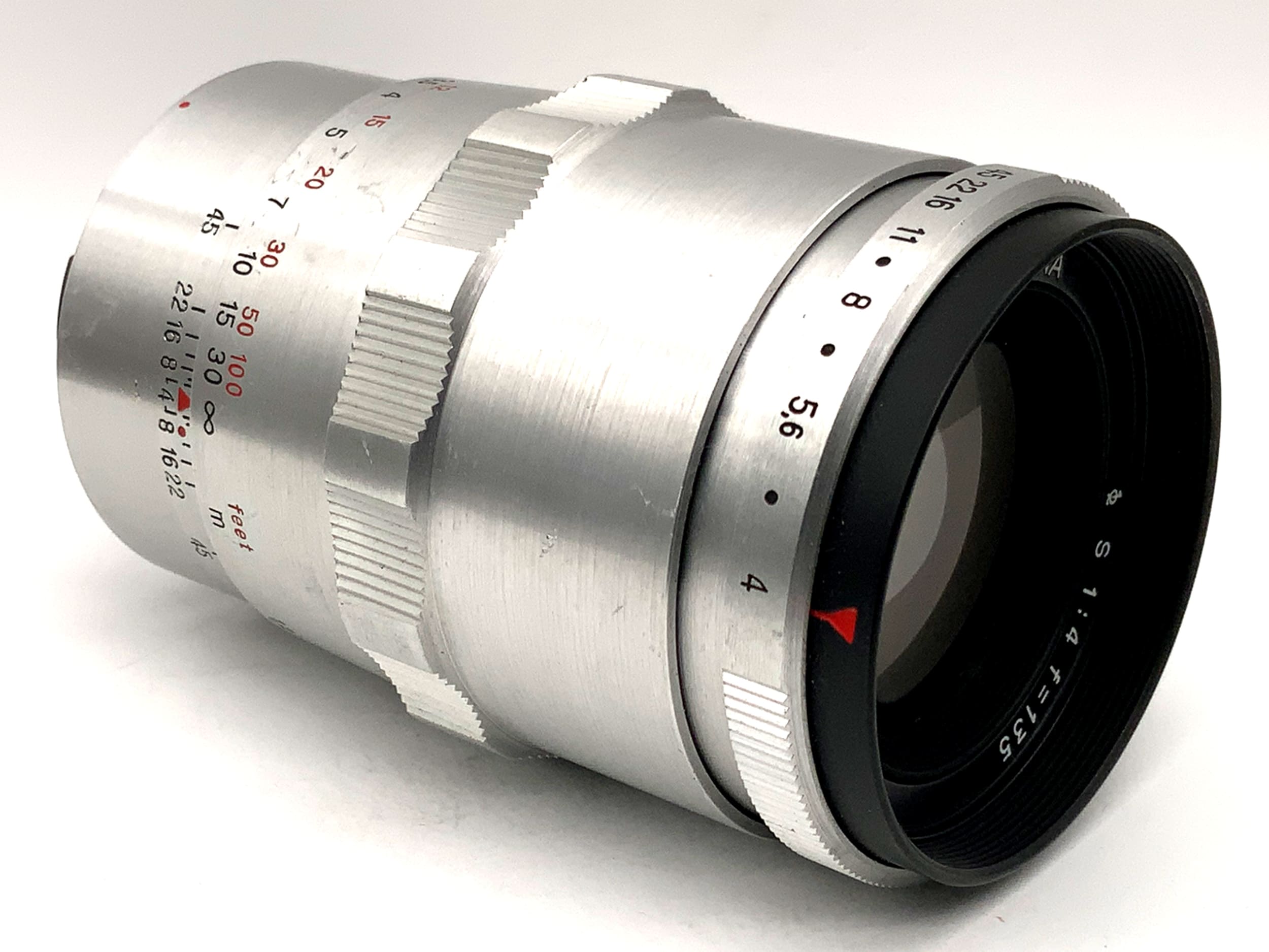 Objectif Carl Zeiss 135 mm 1:4 Q1 Sonnar de Jena (Exa)