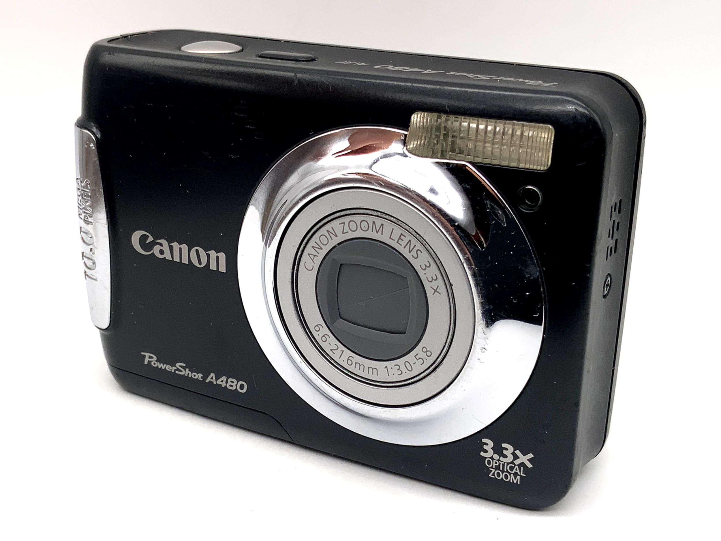 Appareil photo numérique compact Canon PowerShot A480, objectif 6,6-21,6 mm f/3,0-5,8, avec emballage d'origine