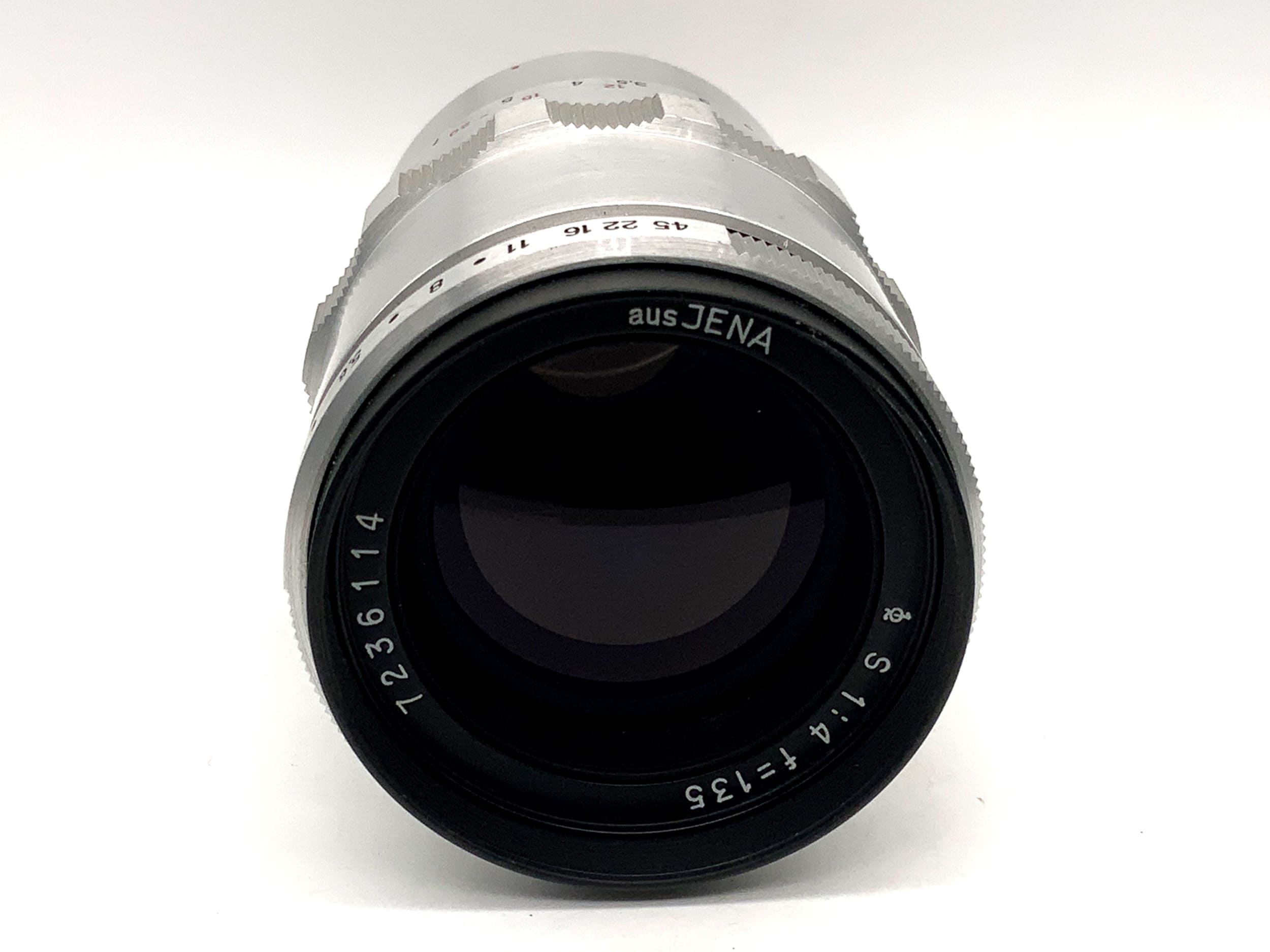 Objectif Carl Zeiss 135 mm 1:4 Q1 Sonnar de Jena (Exa)