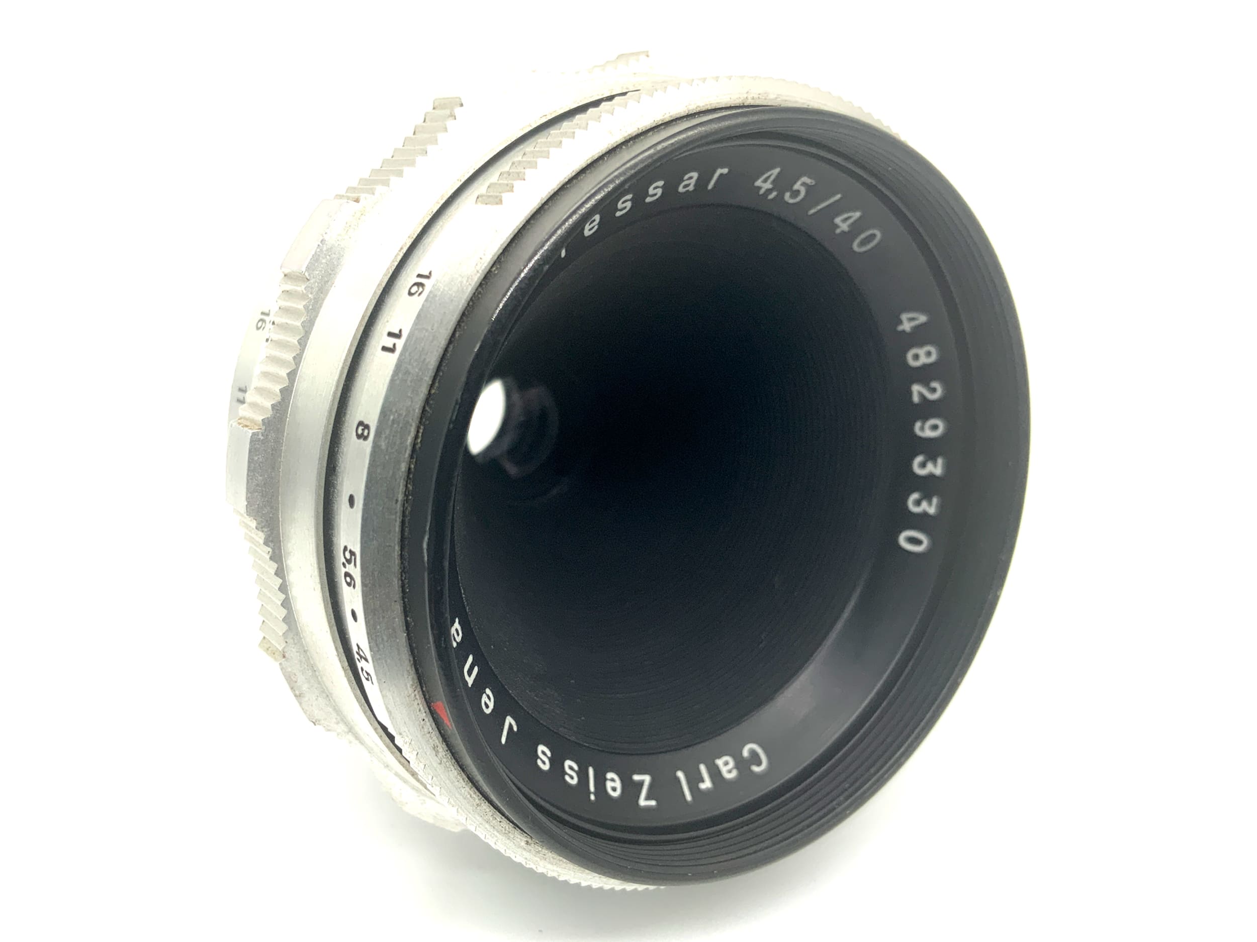 Carl Zeiss Jena Q1 Tessar 40mm 1:4.5 Objektiv Festbrennweite (M42) Pilz!