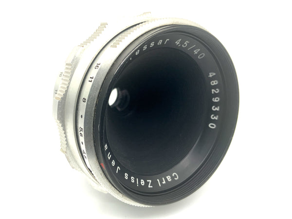 Carl Zeiss Jena Q1 Tessar 40mm 1:4.5 Objektiv Festbrennweite (M42) Pilz!