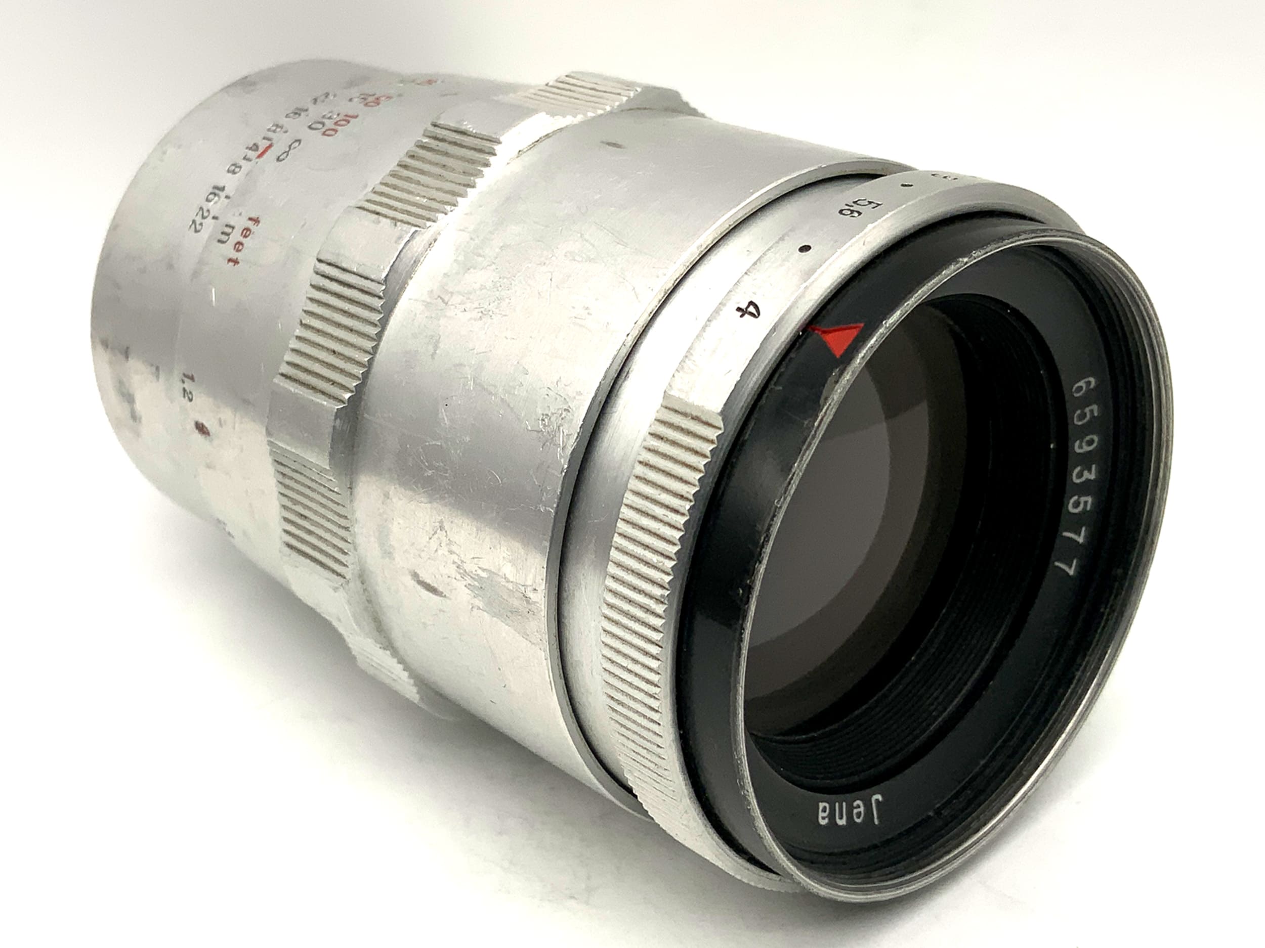Objectif Carl Zeiss 135 mm 1:4 Q1 Sonnar de Jena, objectif à focale fixe (M42)