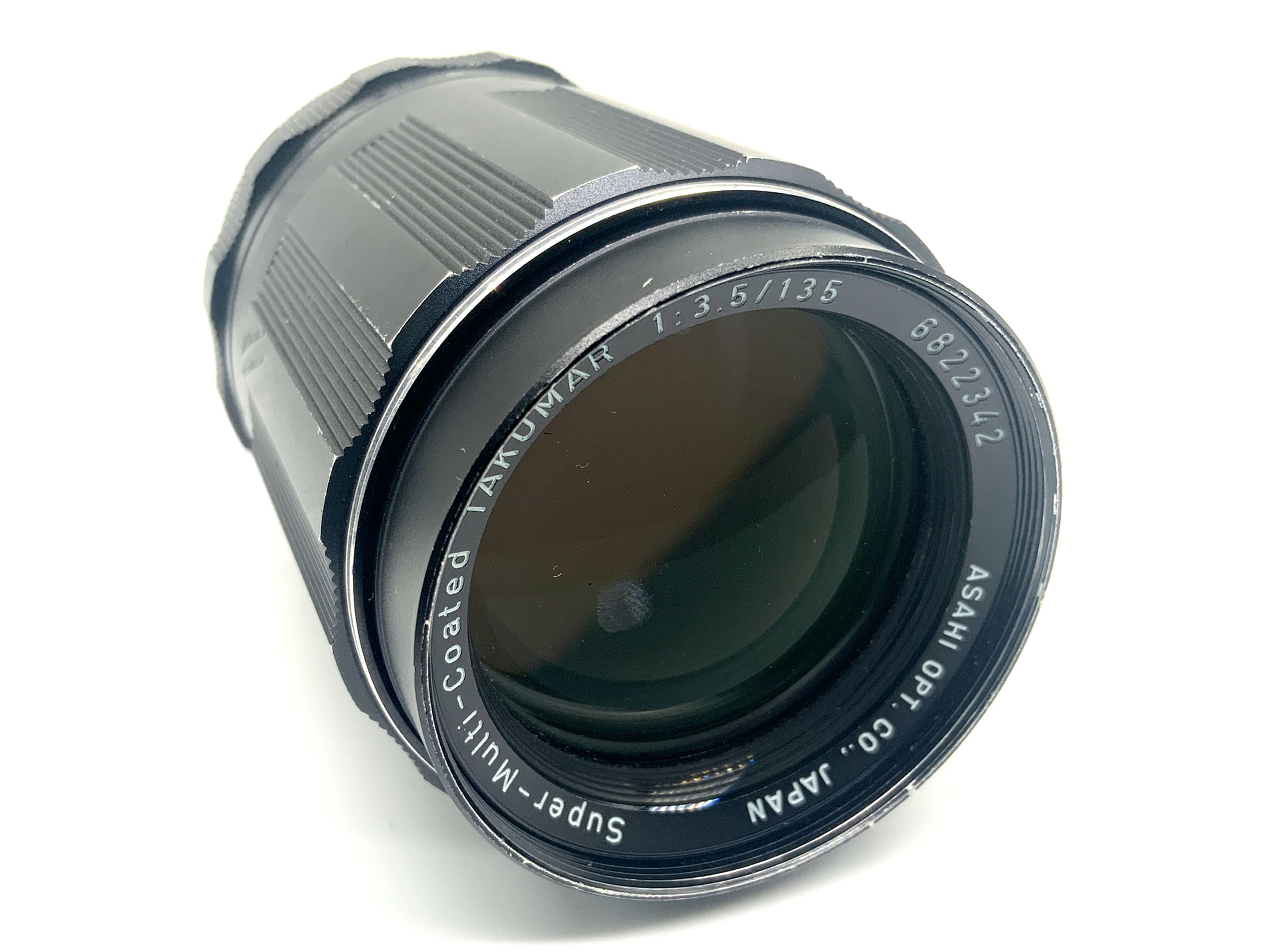 Asahi Pentax Super-Multi-Coated Takumar 135mm 1:3.5 Objektiv (M42) Text lesen!