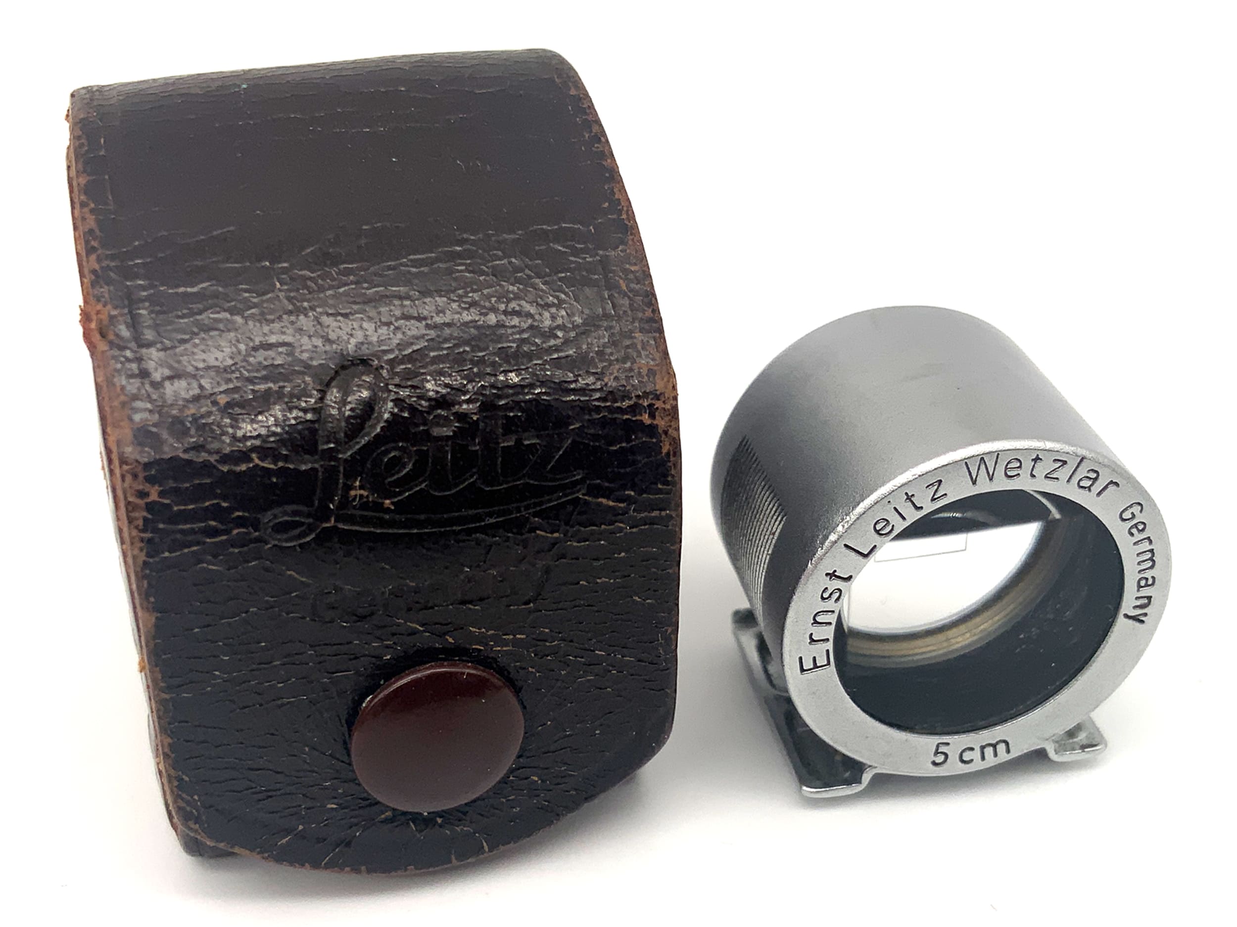 Ernst Leitz Wetzlar SBOOI 5cm Aufstecksucher Leuchtrahmen Viewefinder Sucher