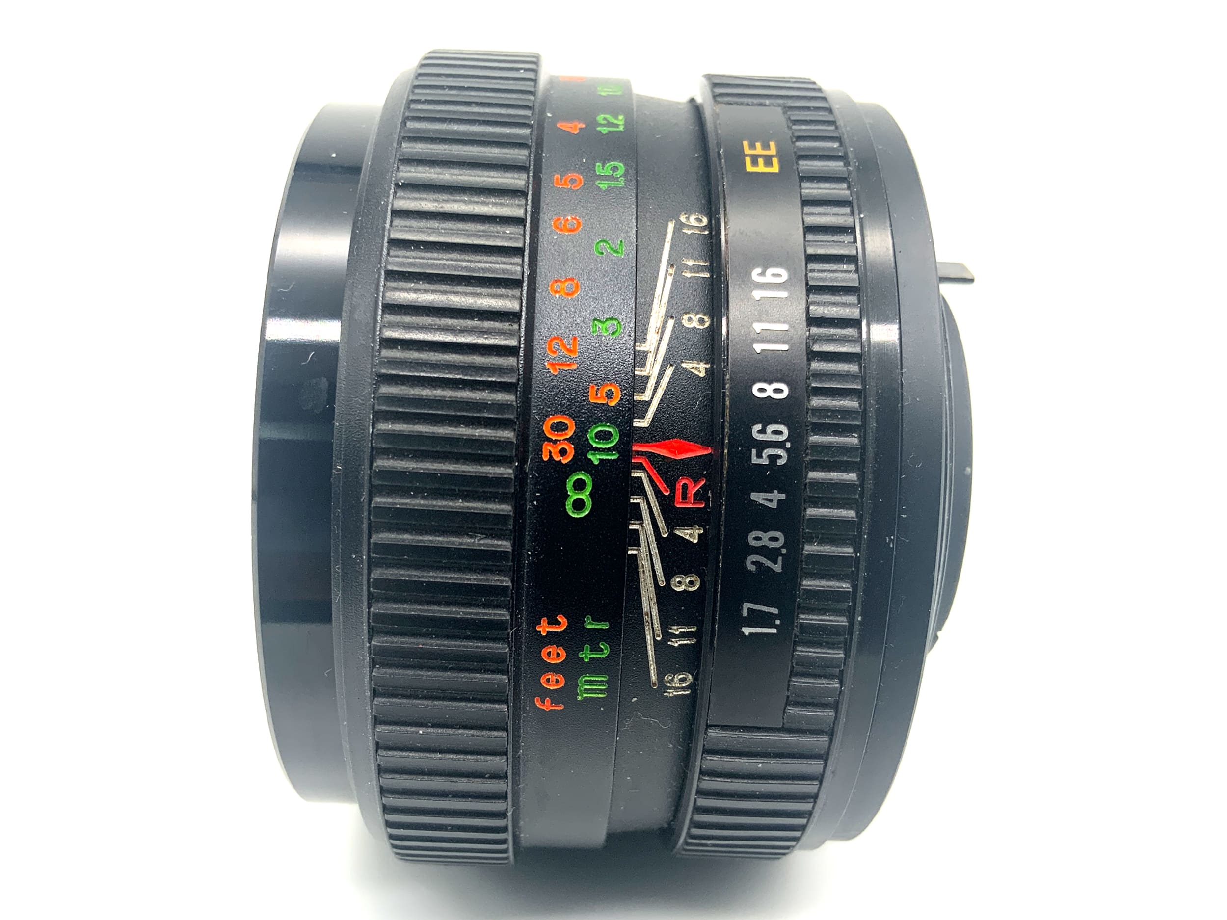 Exakta Exaktar EE 55mm 1:1.7 Objektiv Festbrennweite (M42) Pilz!