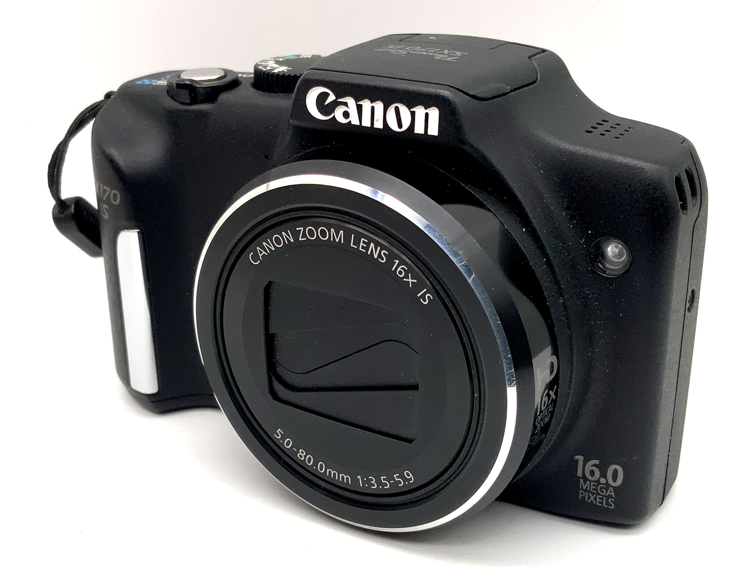Appareil photo numérique compact Canon SX170 IS, objectif 5-80 mm f/3,5-5,9 HD, 16 MP, emballage d'origine