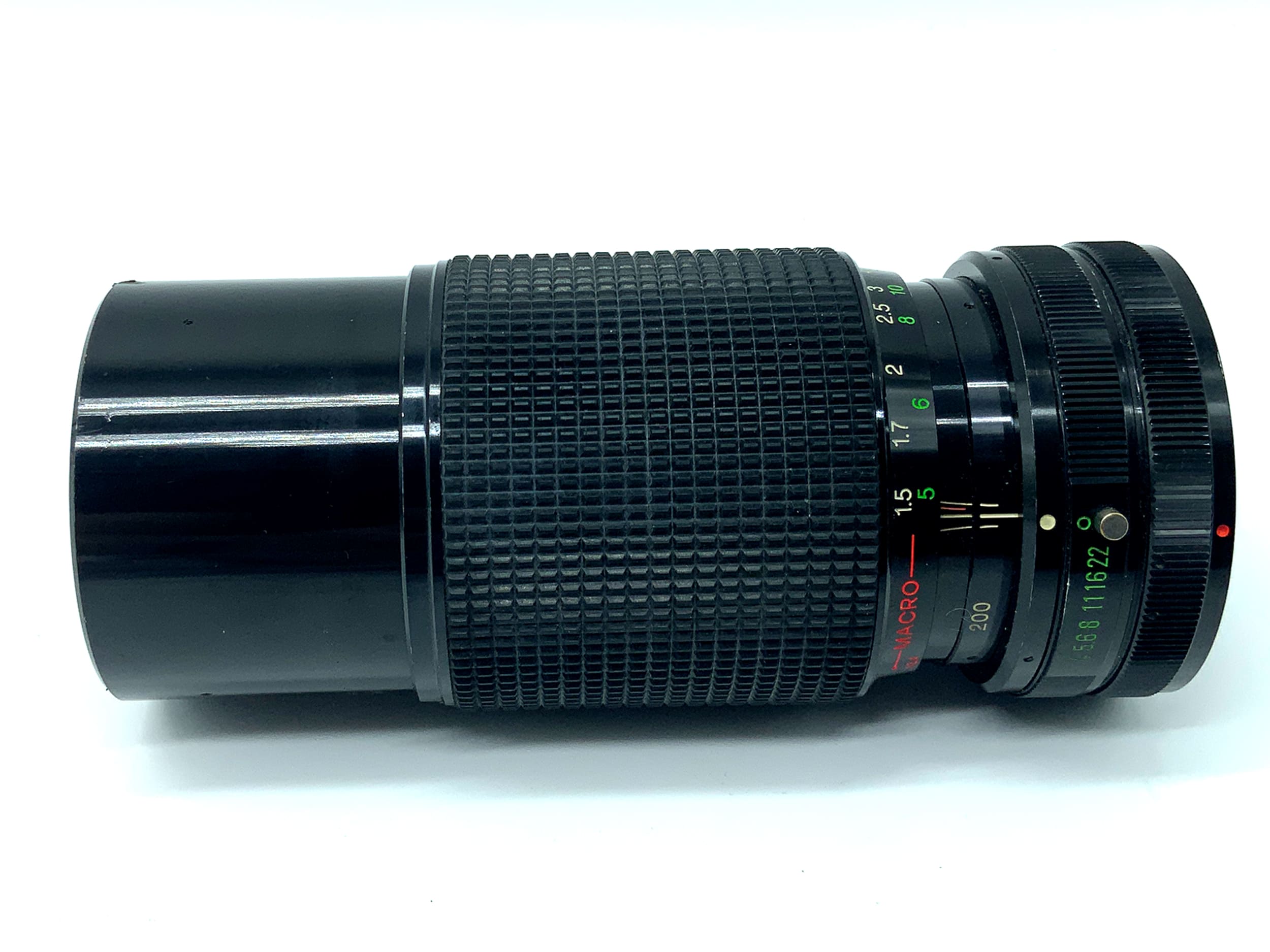 Objectif Hanimex 80-200 mm 1:4 Hi.Tec à zoom automatique macro (Canon FD)