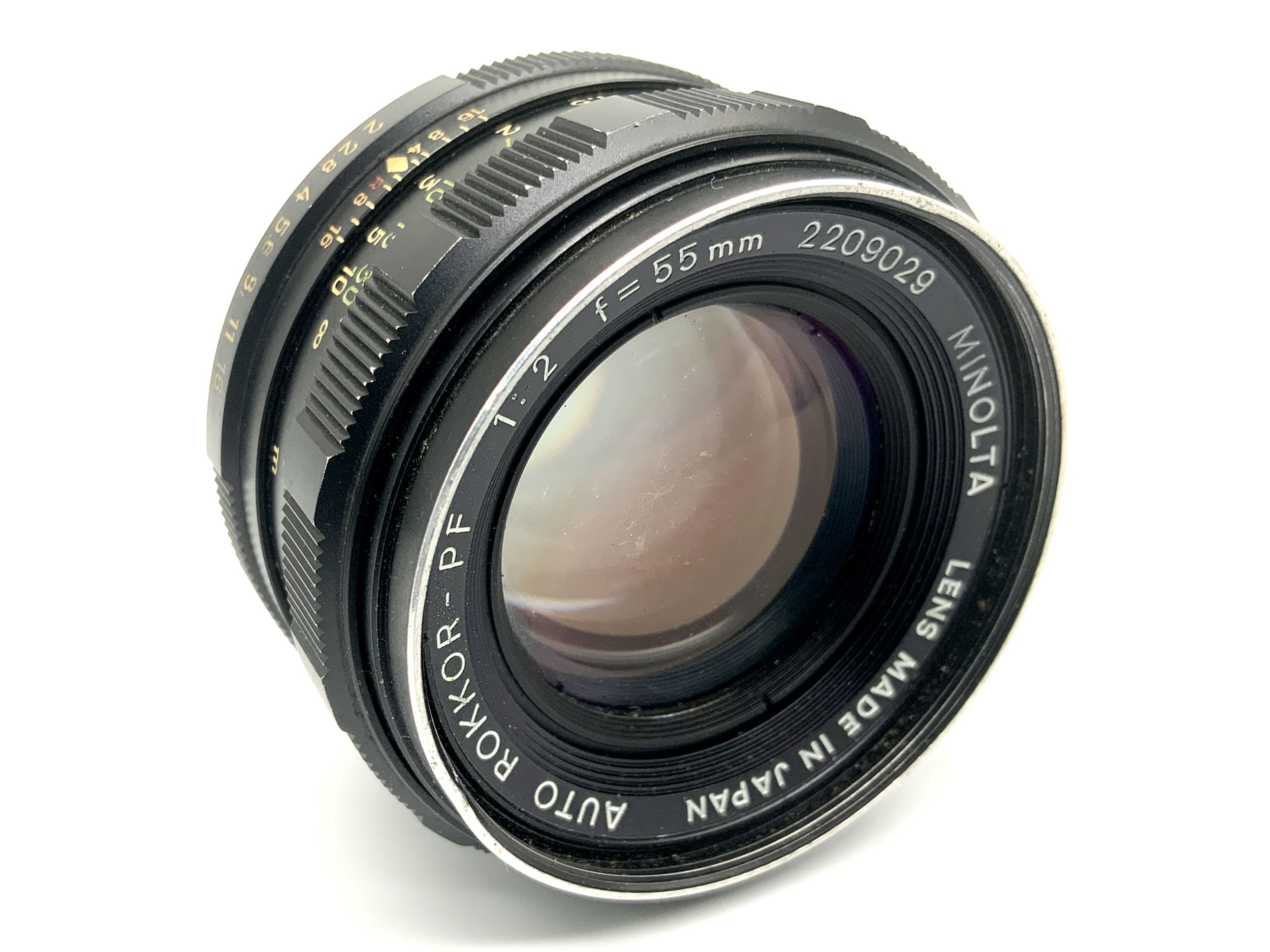 Minolta Auto Rokkor-PF 55mm 1:2 Objektiv Festbrennweite (Minolta MD)